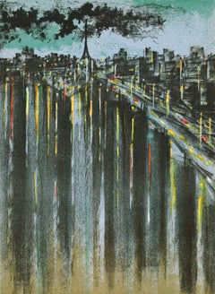 Richard Florsheim, The Seine in Paris, from Prints from the Mourlot Press, 1964