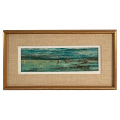 Vintage Richard Florsheim Signed “Evening Tide” Oil on Board Painting