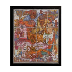 “The Final Compromise” Figurative Mosaic-Style Laser Inkjet Print Ed 1/10