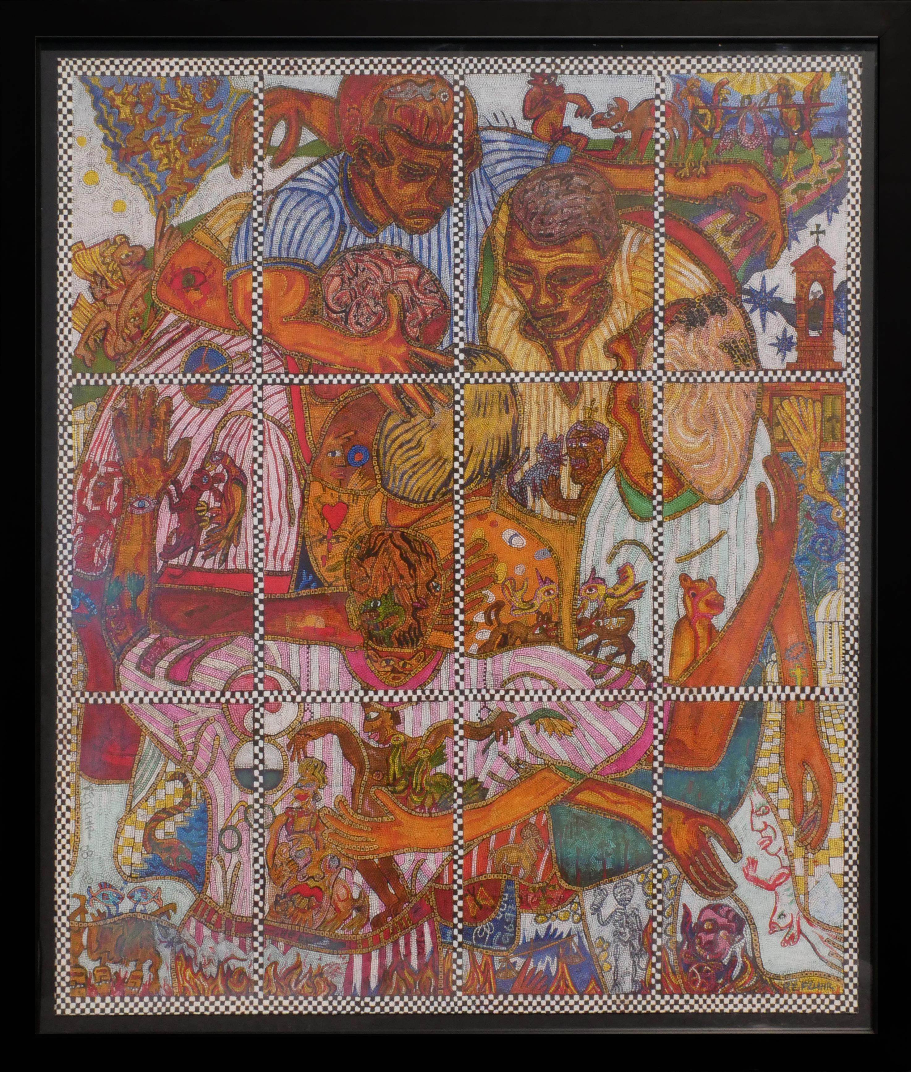 "Il compromesso finale" Stampa laser a getto d'inchiostro in stile mosaico figurativo Ed 1/10