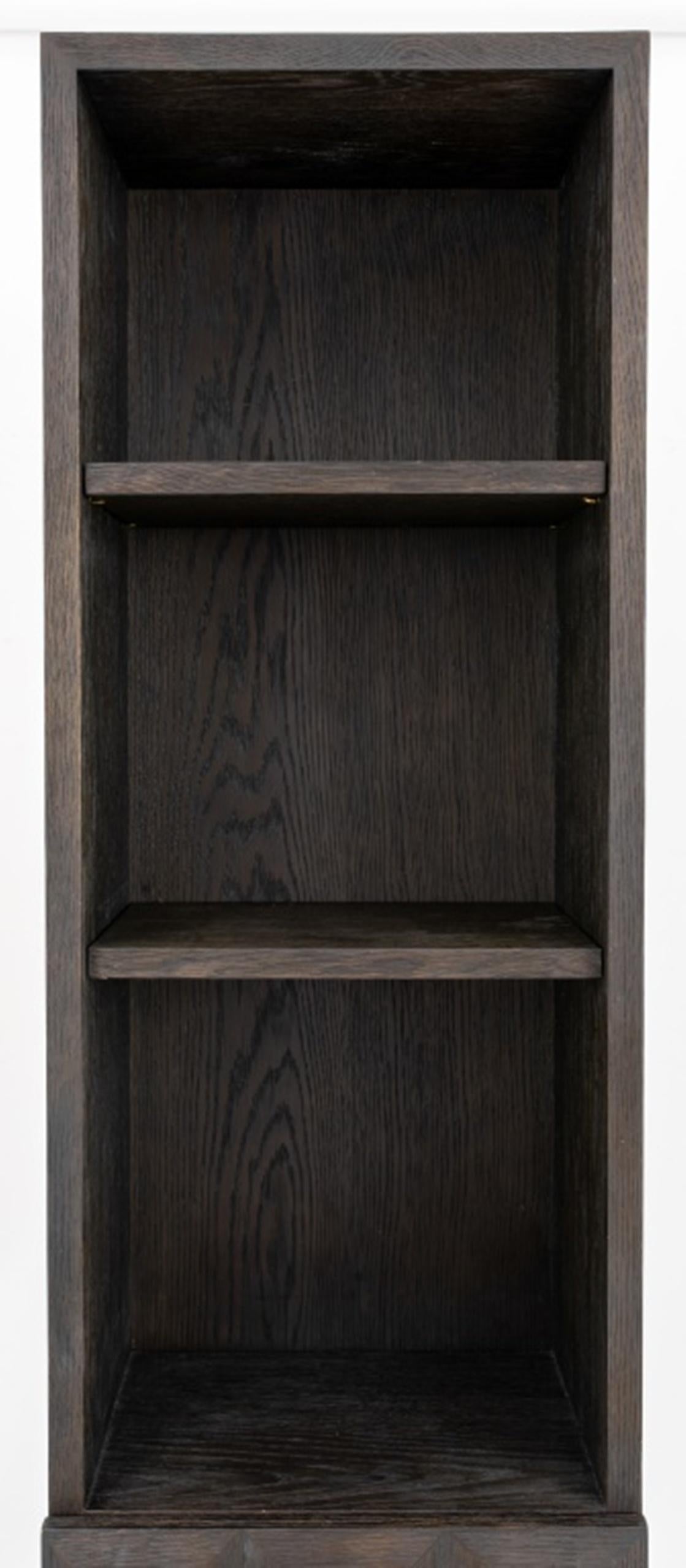 Modern Richard Forwood RH 'Geometric' Bookcase