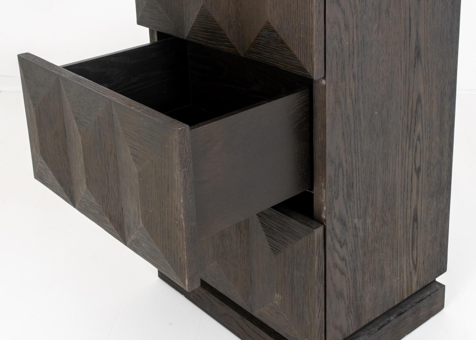 Contemporary Richard Forwood RH 'Geometric' Bookcase