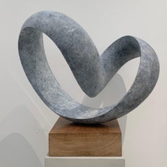 Bronze-Skulptur Moebius V. aus Bronze, Bronzeskulptur mit Patinierung von Richard Fox, 2023