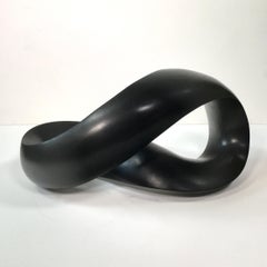 Bronze Ravel XII - abstract contemporary sculpture in bronze, minimalist