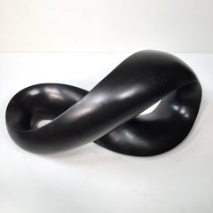 Bronze Ravel XII - abstract contemporary sculpture in bronze, minimalist