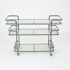 Richard Frinier Bronze Bar Cart for Brown Jordan