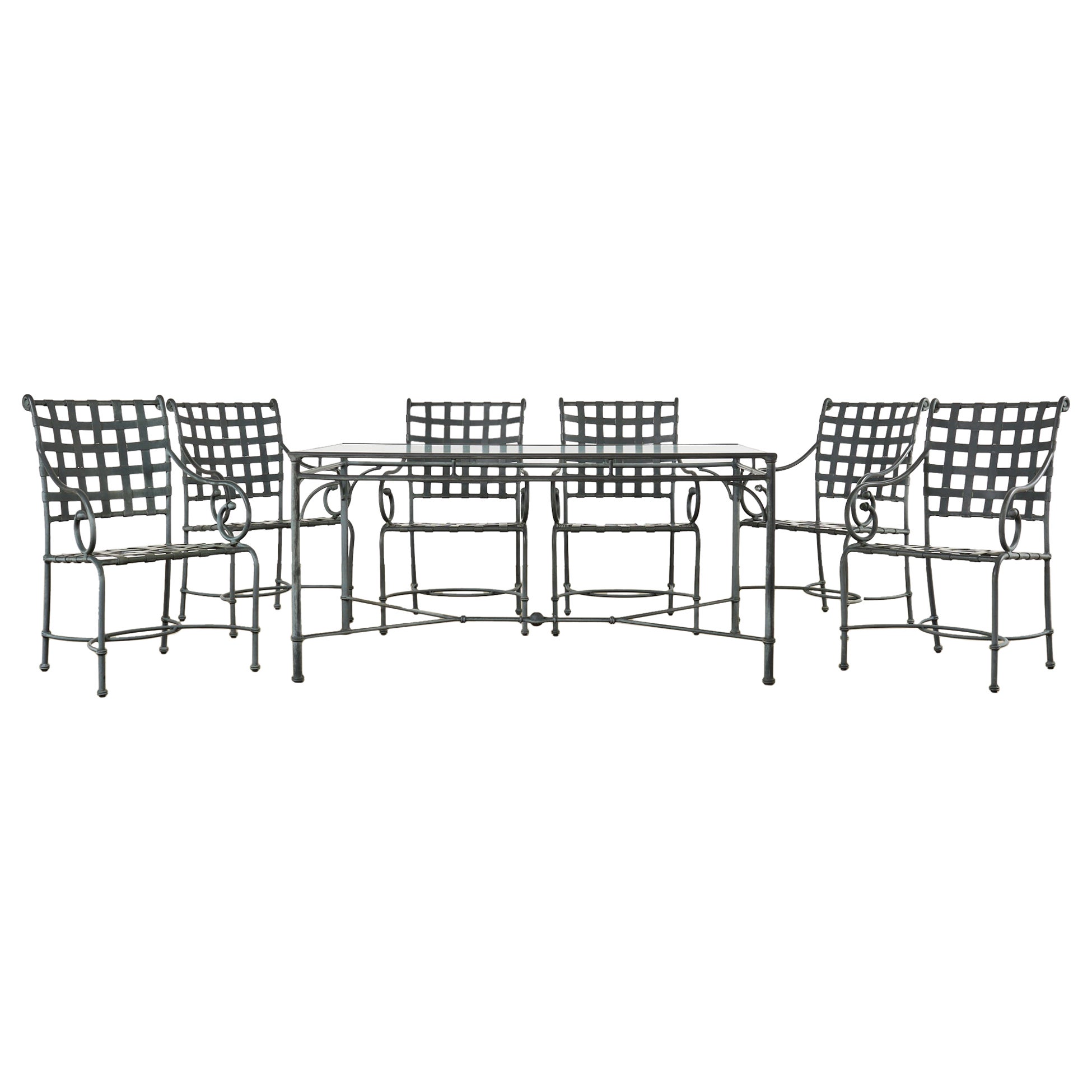 Richard Frinier for Brown Jordan Florentine Garden Dining Suite