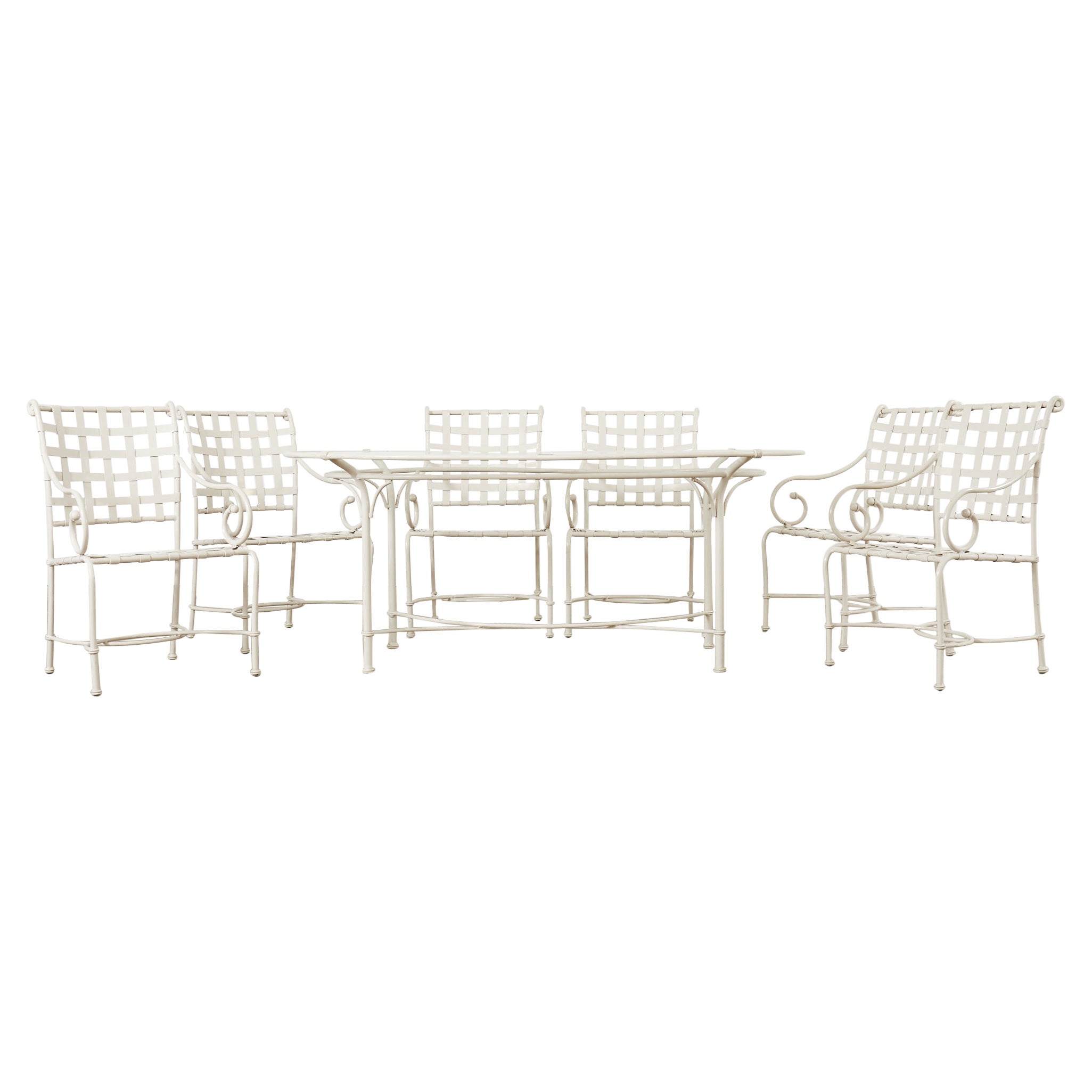 Richard Frinier per Brown Jordan Suite da pranzo con giardino Florentine