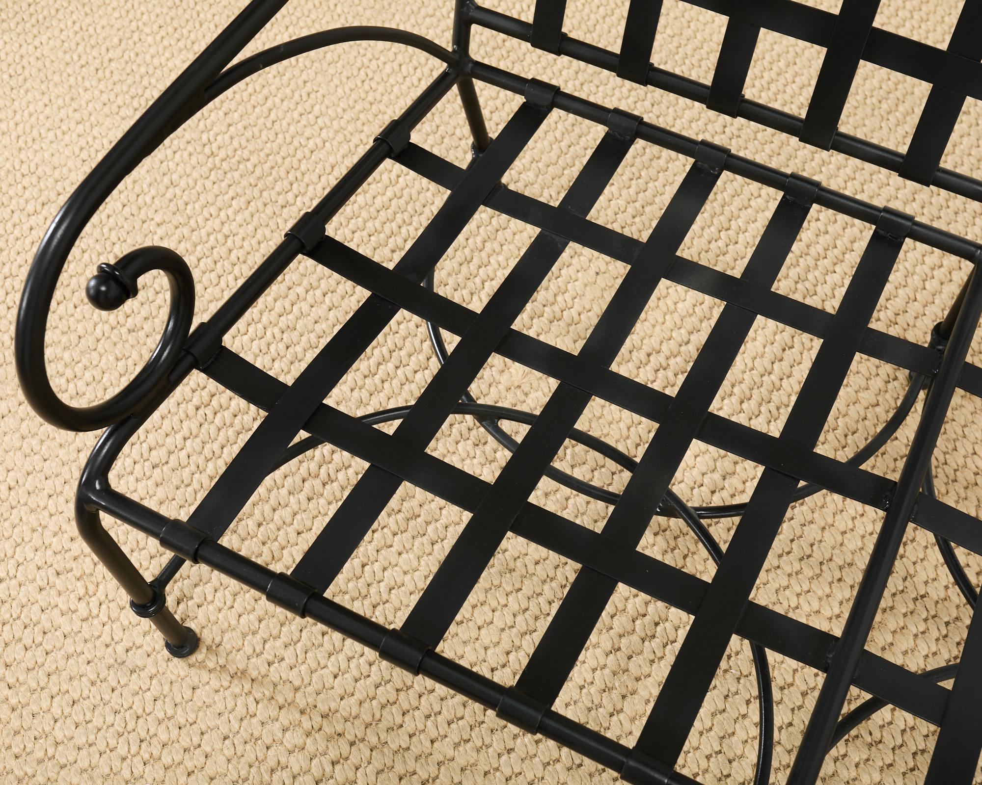 Richard Frinier pour Brown Jordan ensemble de banquettes de canapés avec poufs en vente 10