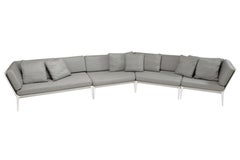 Richard Frinier For Brown Jordan Still Collection Angled Outdoor Sofa