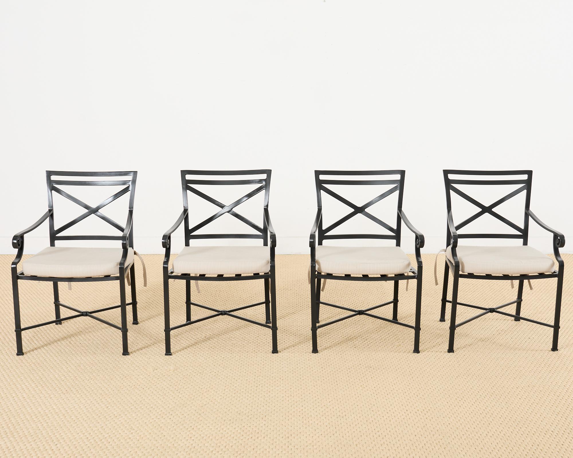 Richard Frinier para Brown Jordan Suite de comedor con jardín veneciano en venta 3