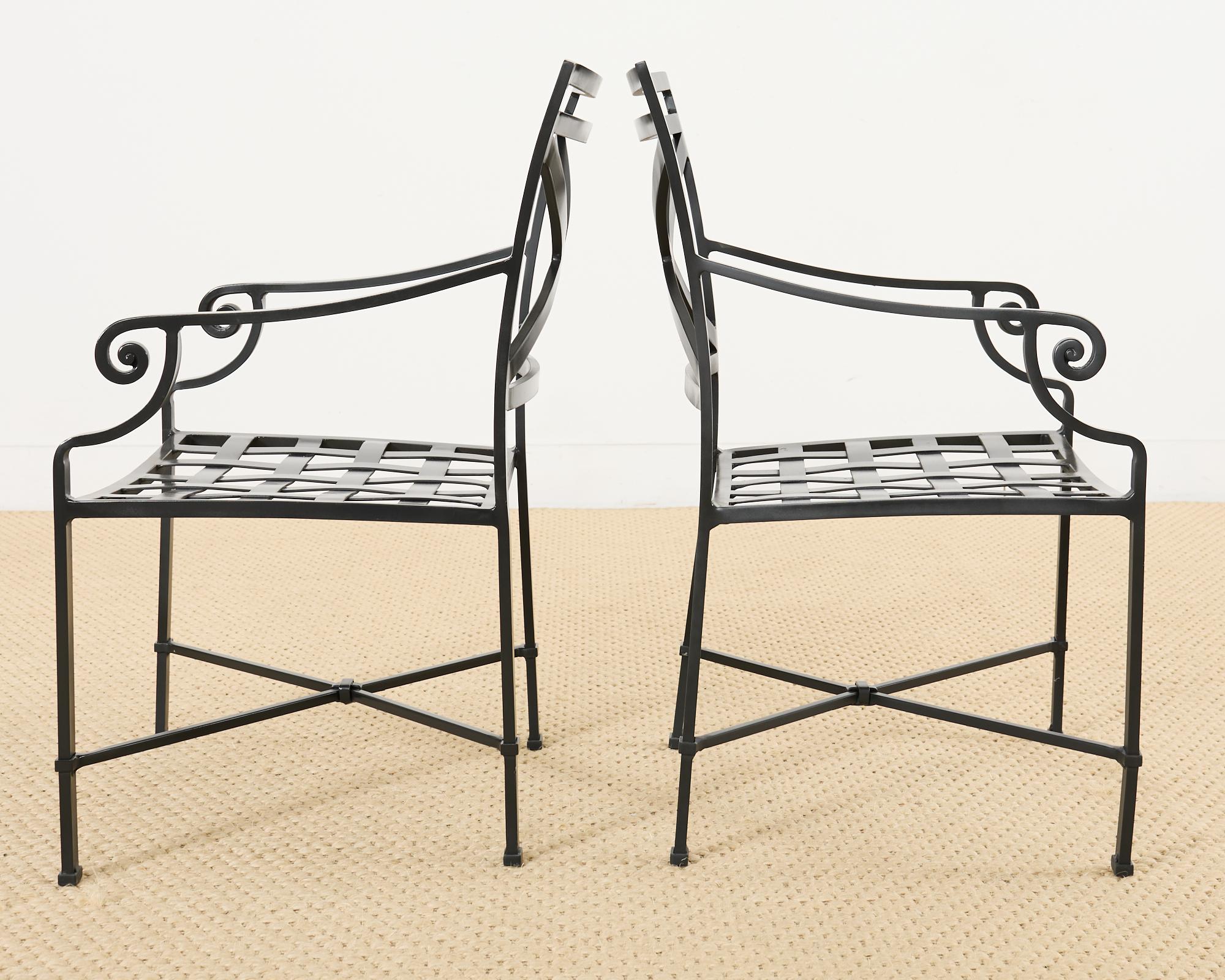 Richard Frinier para Brown Jordan Suite de comedor con jardín veneciano en venta 5