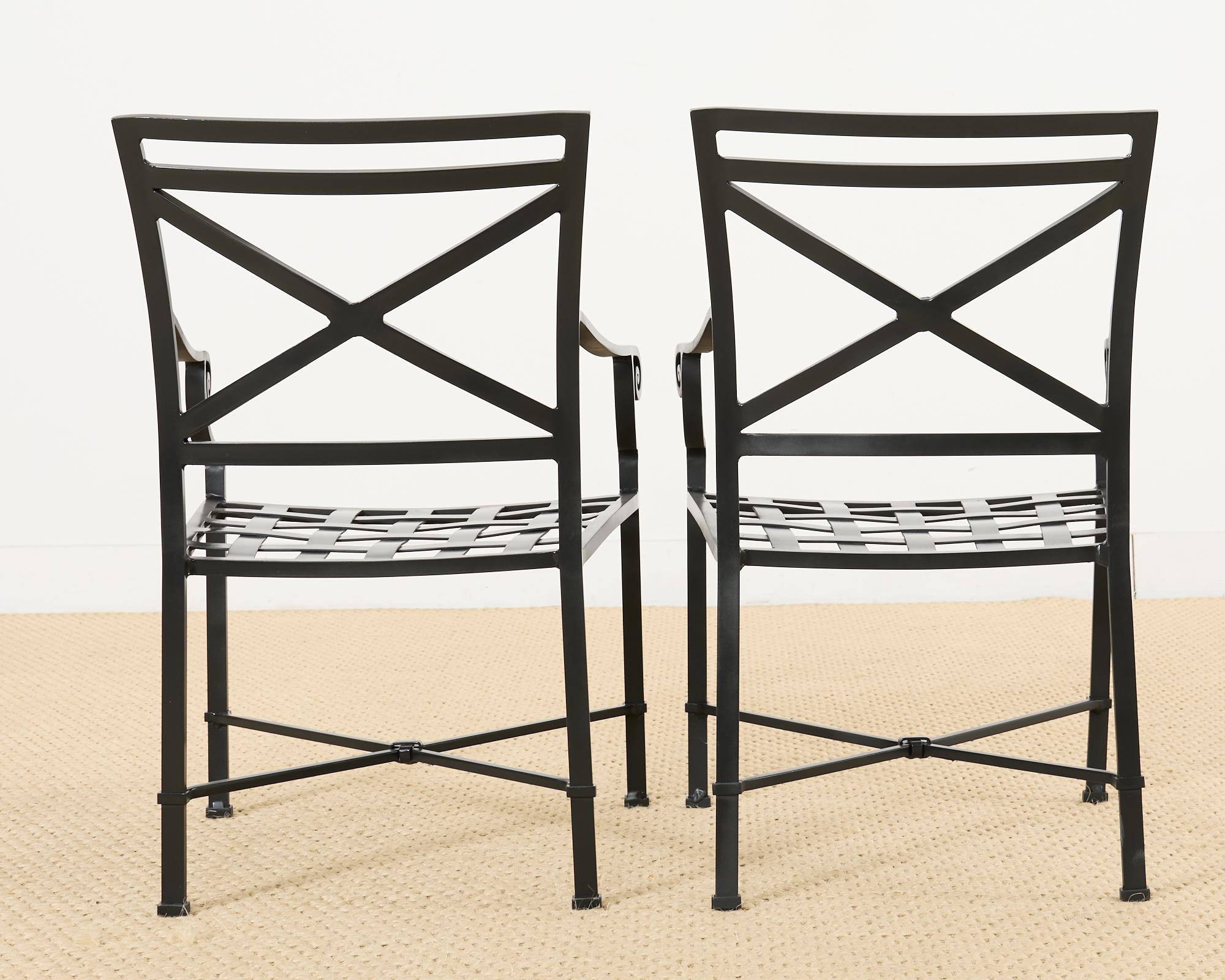 Richard Frinier para Brown Jordan Suite de comedor con jardín veneciano en venta 9