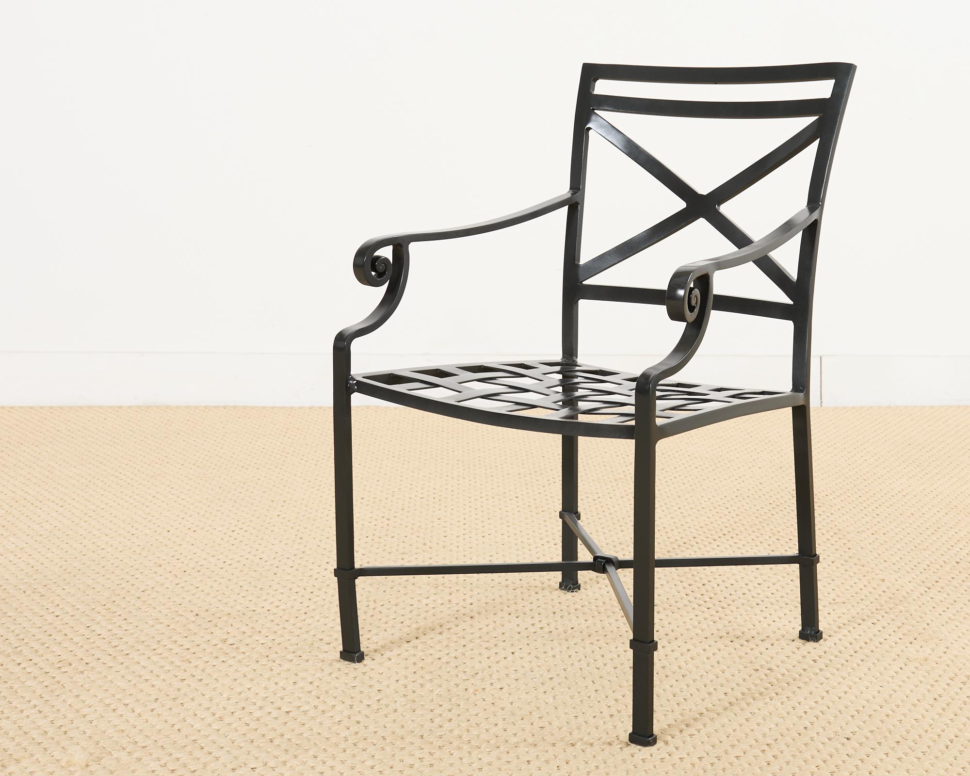 Richard Frinier para Brown Jordan Suite de comedor con jardín veneciano en venta 10