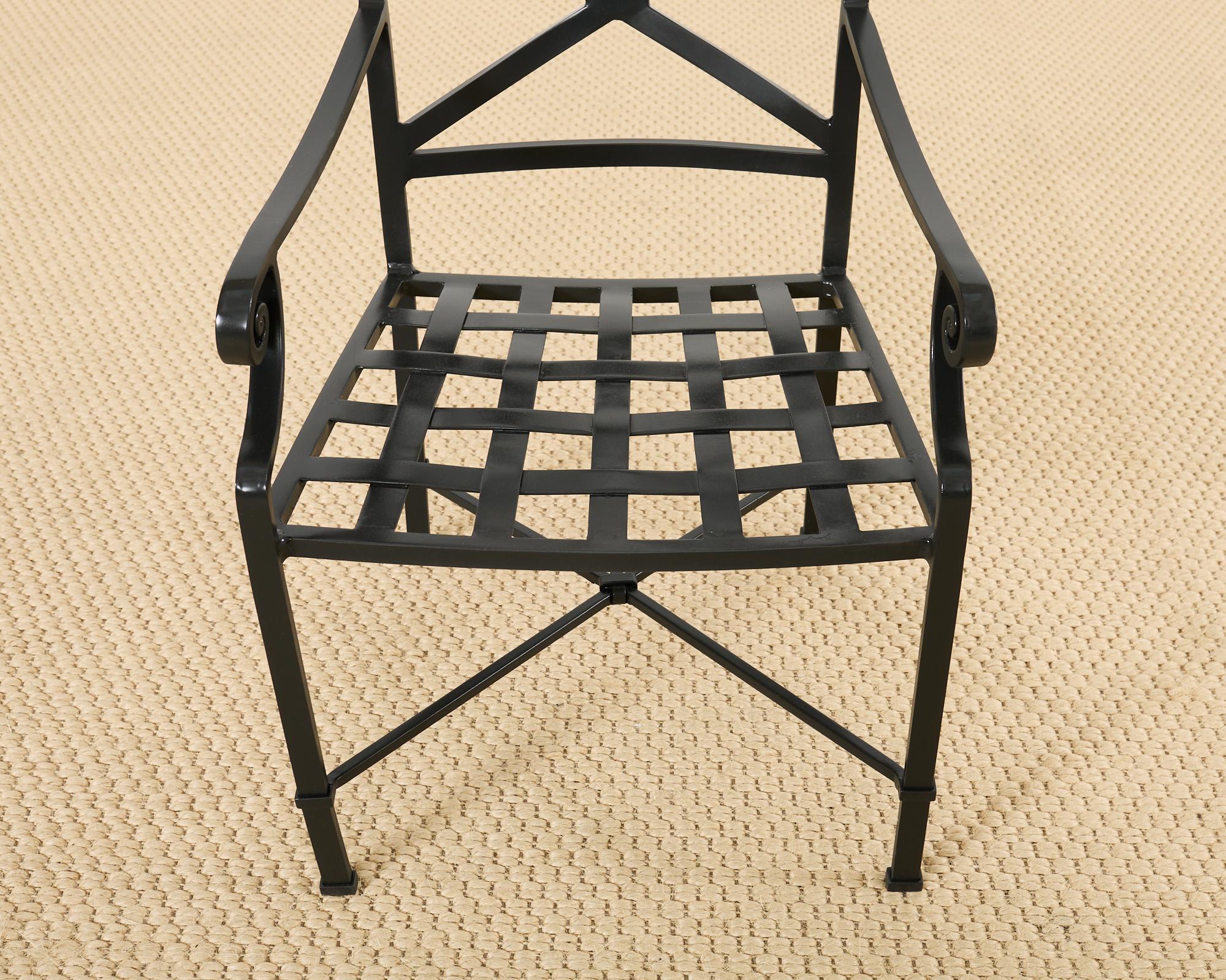 Richard Frinier para Brown Jordan Suite de comedor con jardín veneciano en venta 12