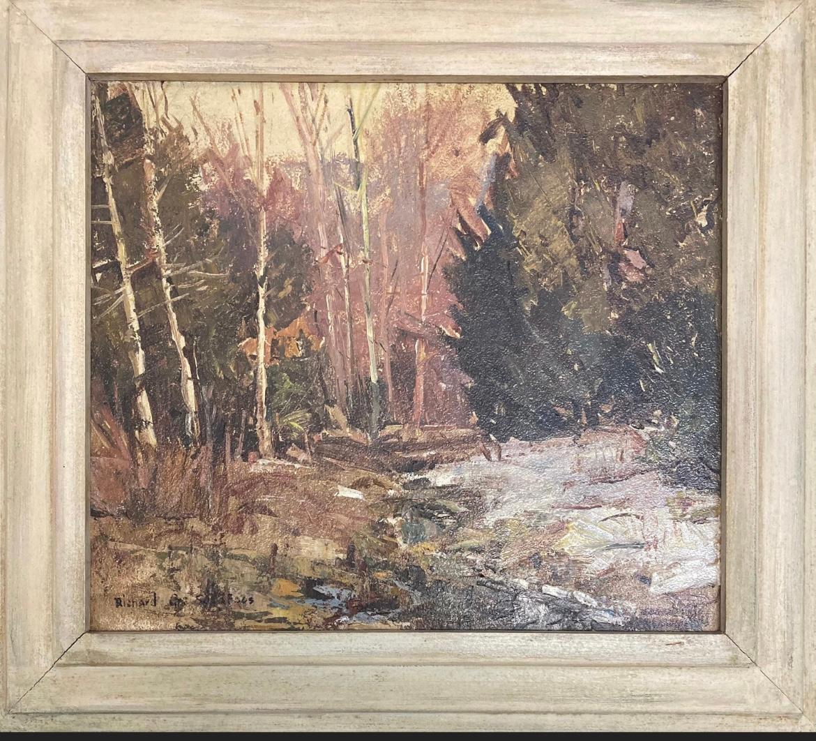 “The swamp in winter” - Painting by Richard G. Sigafoos