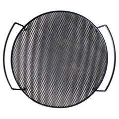 Richard Galef Perforated Steel Serving Tray, 1950s