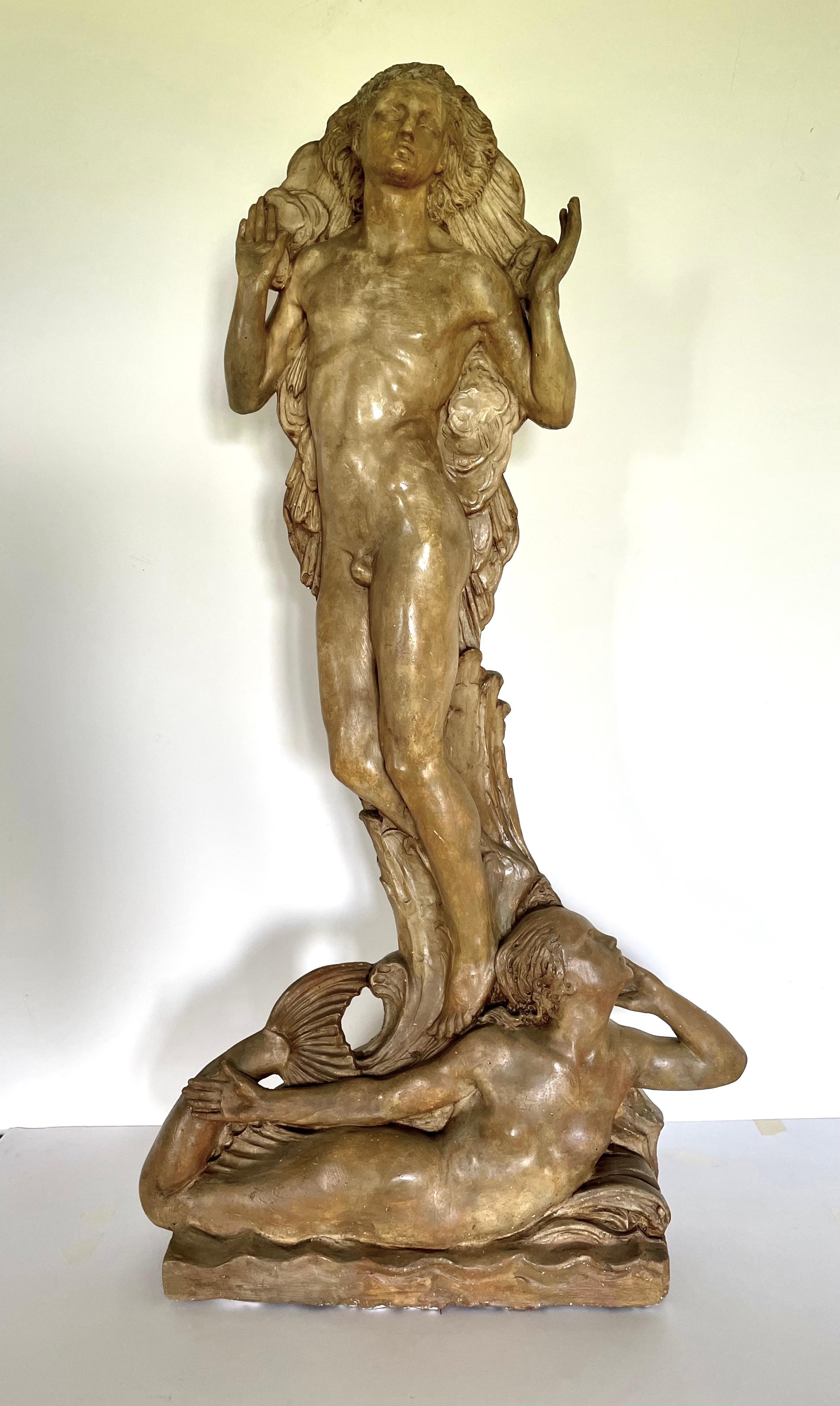 Richard Garbe - Helios - Early 20th Century British patinated plaster sculpture For Sale 1