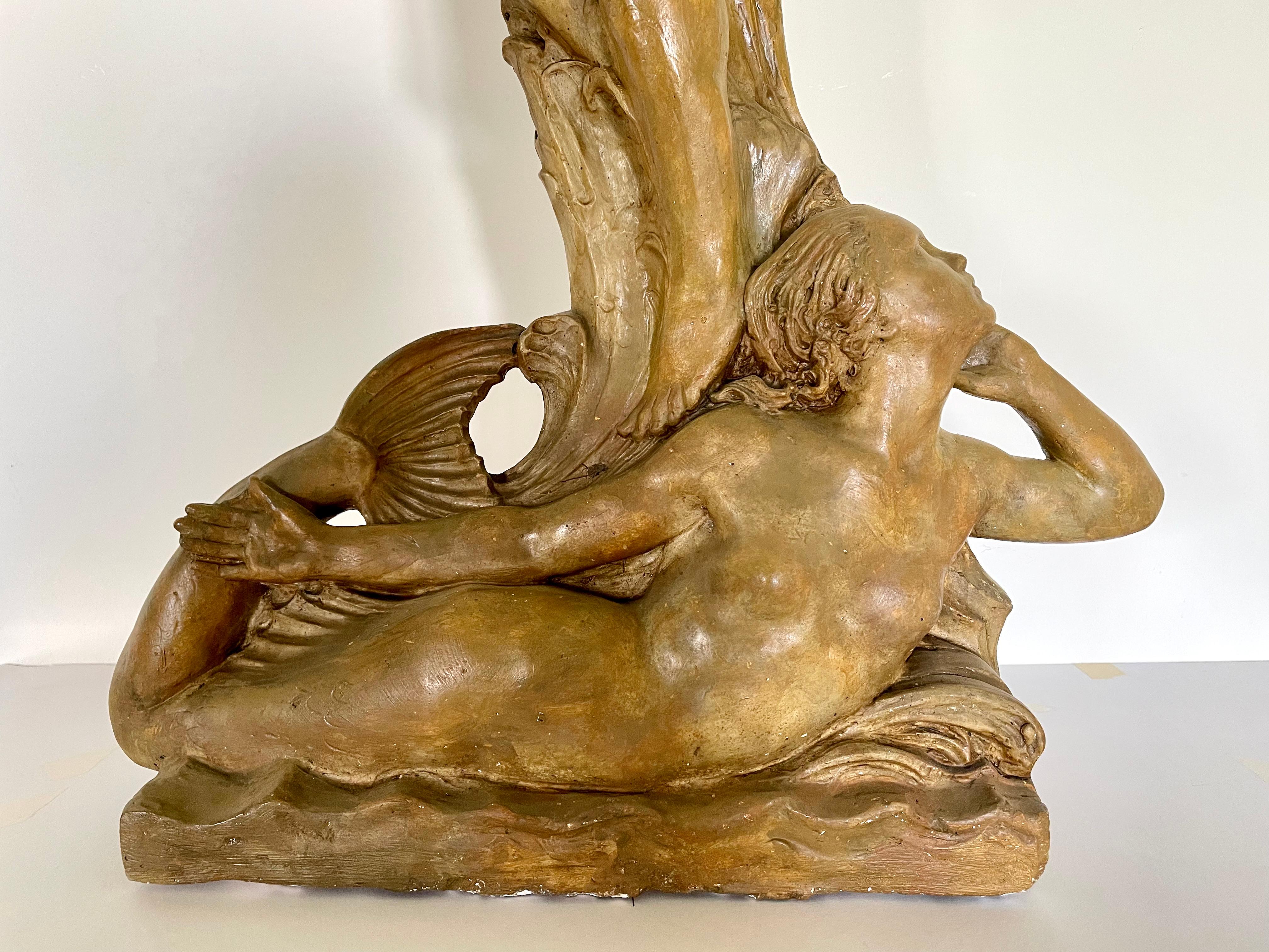Richard Garbe - Helios - Early 20th Century British patinated plaster sculpture For Sale 4