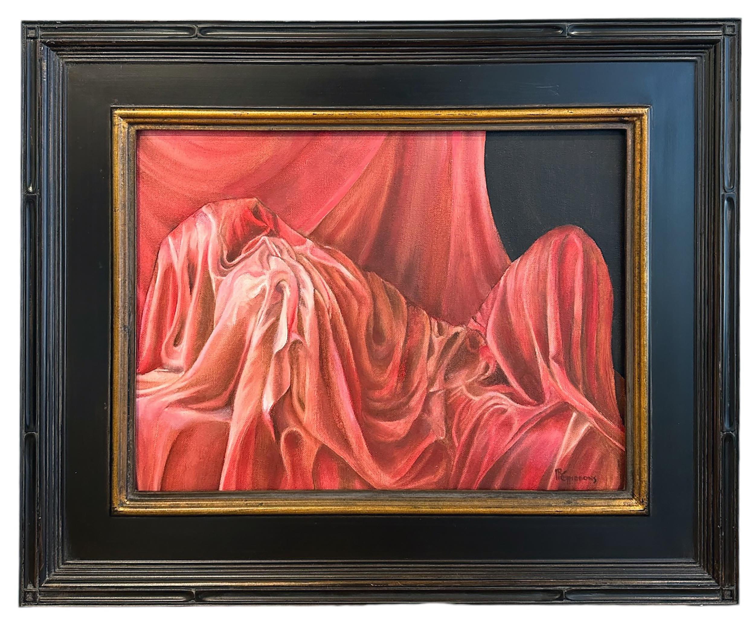 Richard Gibbons Figurative Painting – Odaliske - Original Ölgemälde, gerahmt