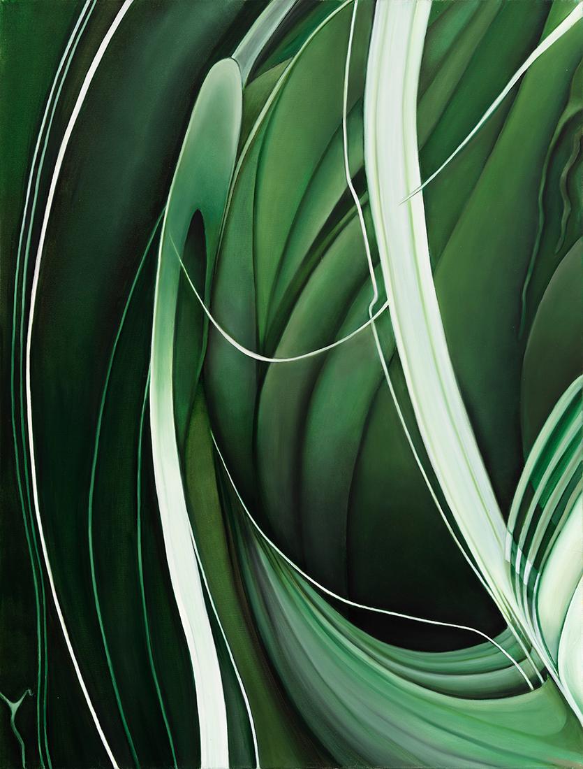 Richard Gibbons Solar Flare Original Abstract Oil Painting