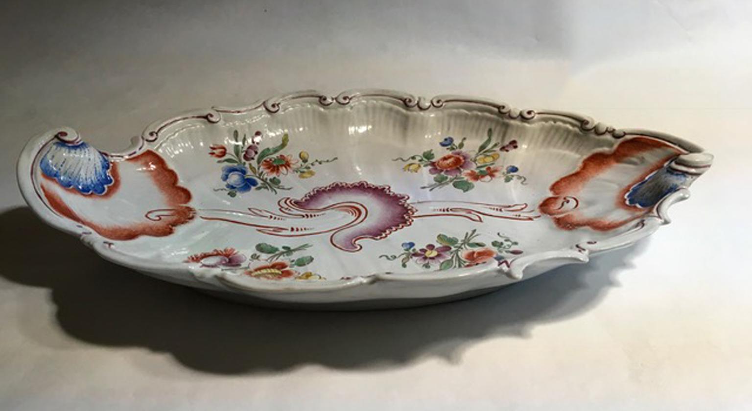 Italy Richard Ginori 1750 Porcelain Bowl For Sale 1