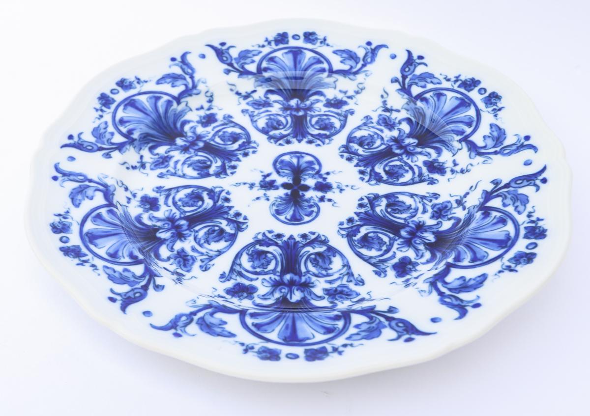 Richard Ginori Babele Blue Dinner Plate In New Condition In Los Angeles, CA