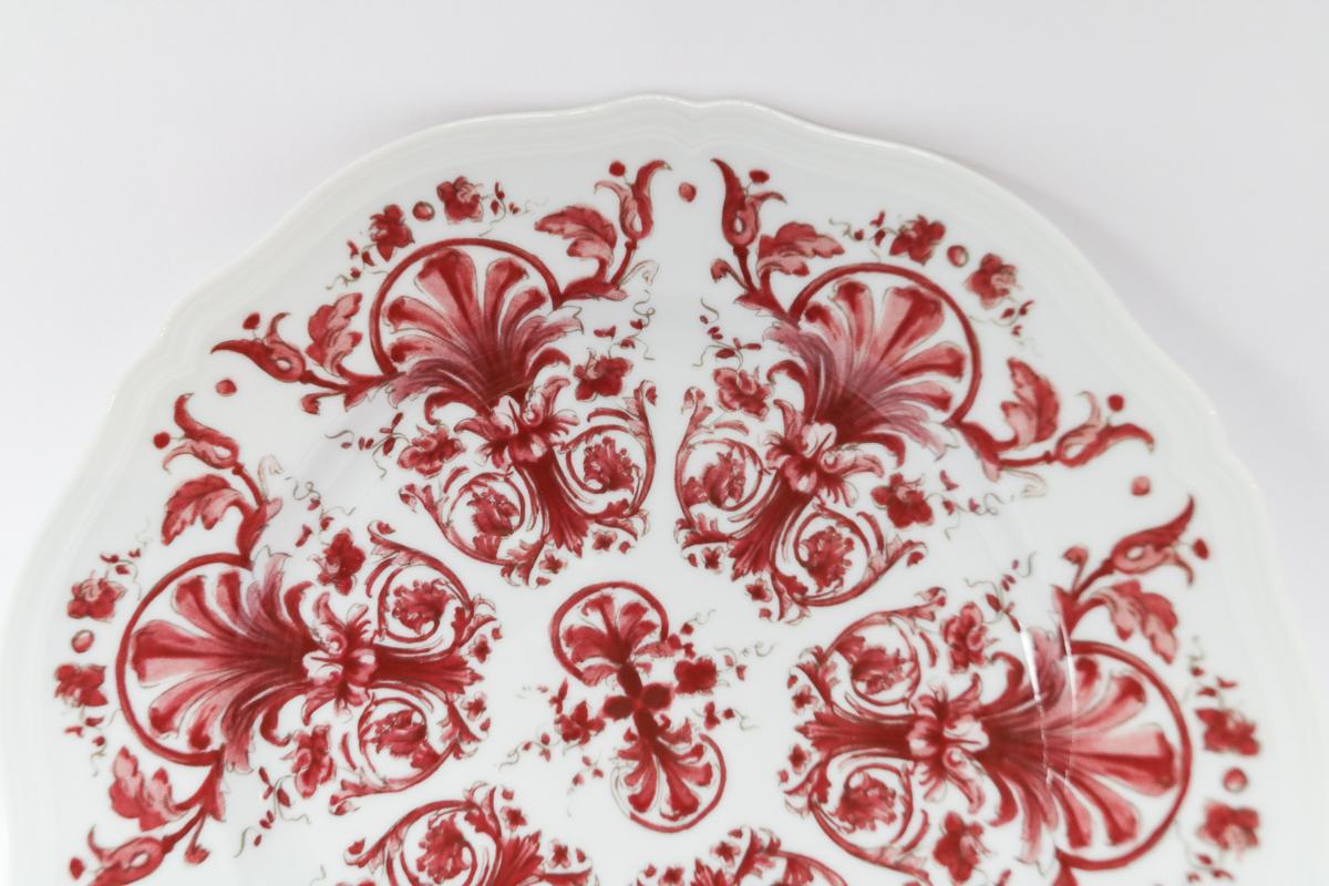 Richard Ginori Babele Rosso Red Dinner Plate 5