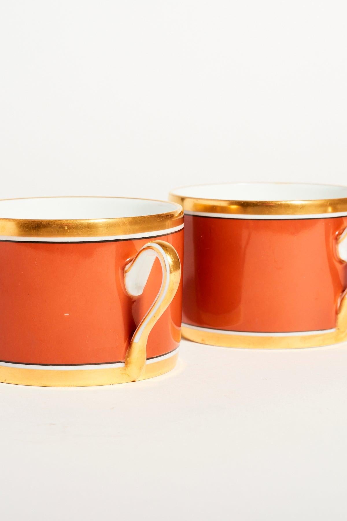 burnt orange coffee mugs