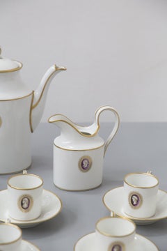 Set da tè in ceramica Richard Ginori Disegnato in onore di Gio Ponti