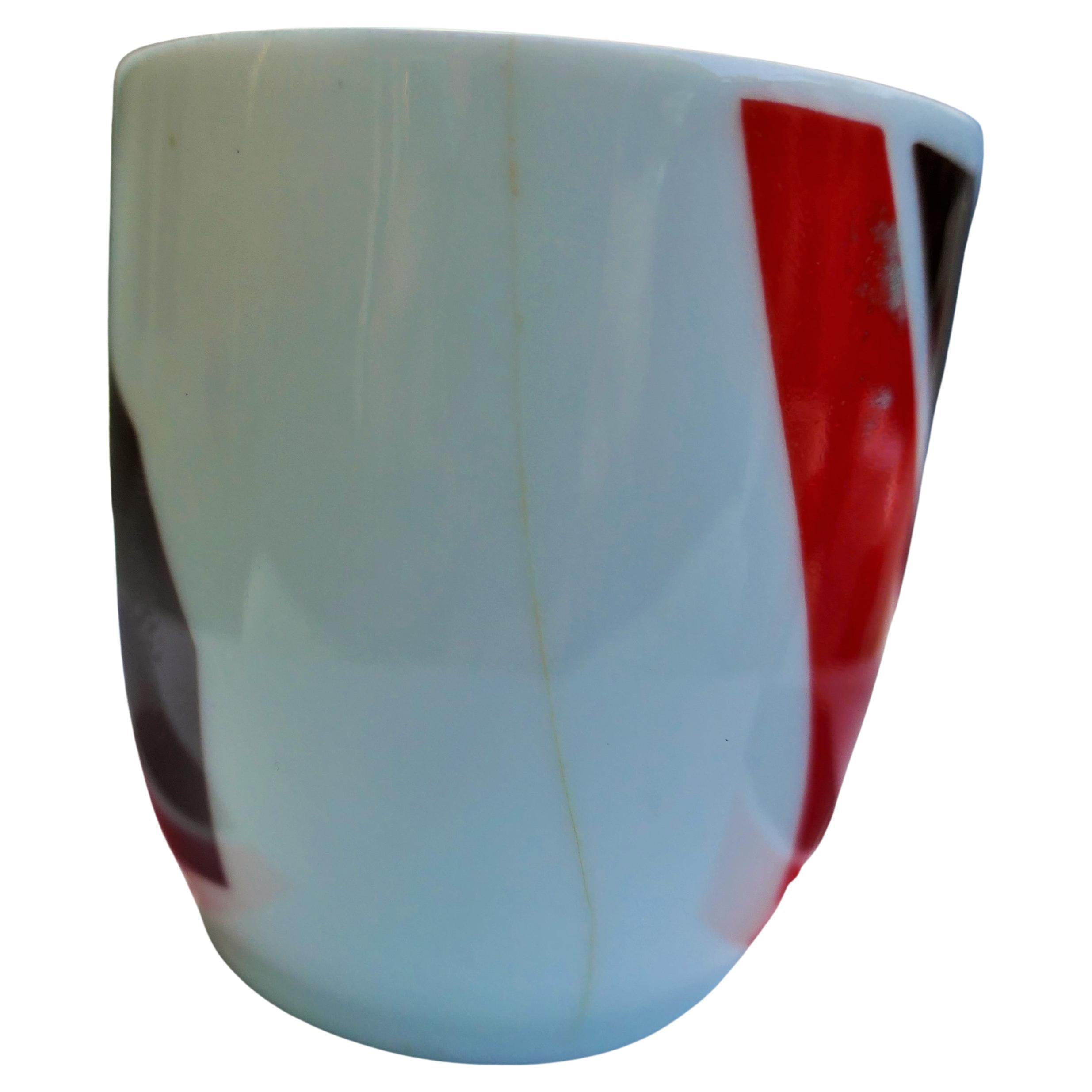 Richard Ginori coffee service with decoration in the style of Arnaldo Pomodoro (Moderne) im Angebot