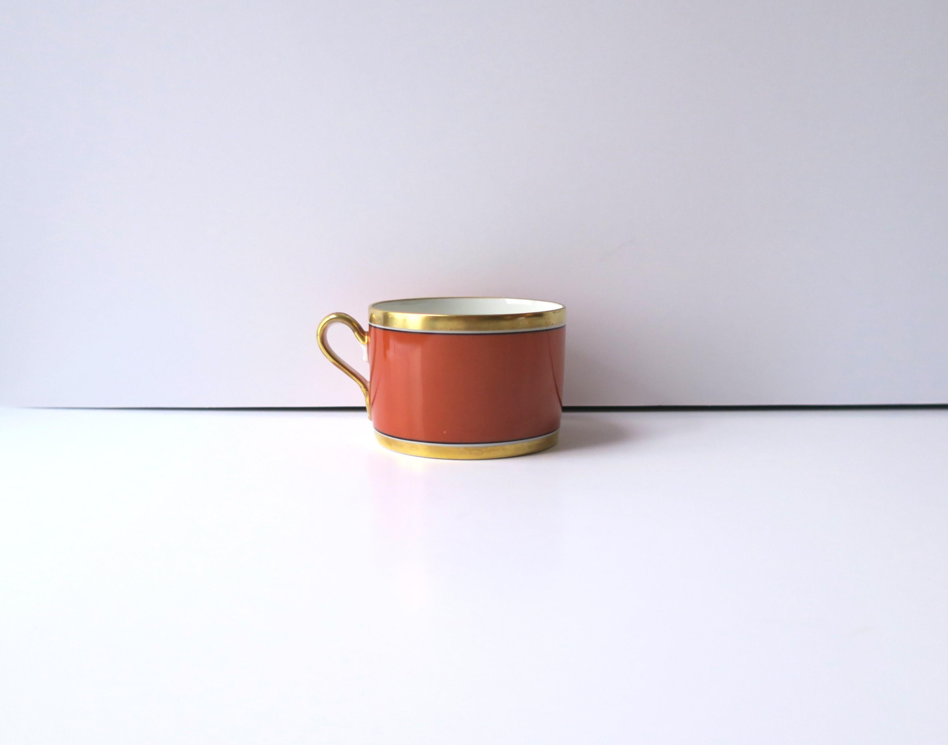 Couchtisch oder Teebecher aus Porzellan von Richard Ginori Contessa, 12 Stück verfügbar. im Zustand „Gut“ im Angebot in New York, NY