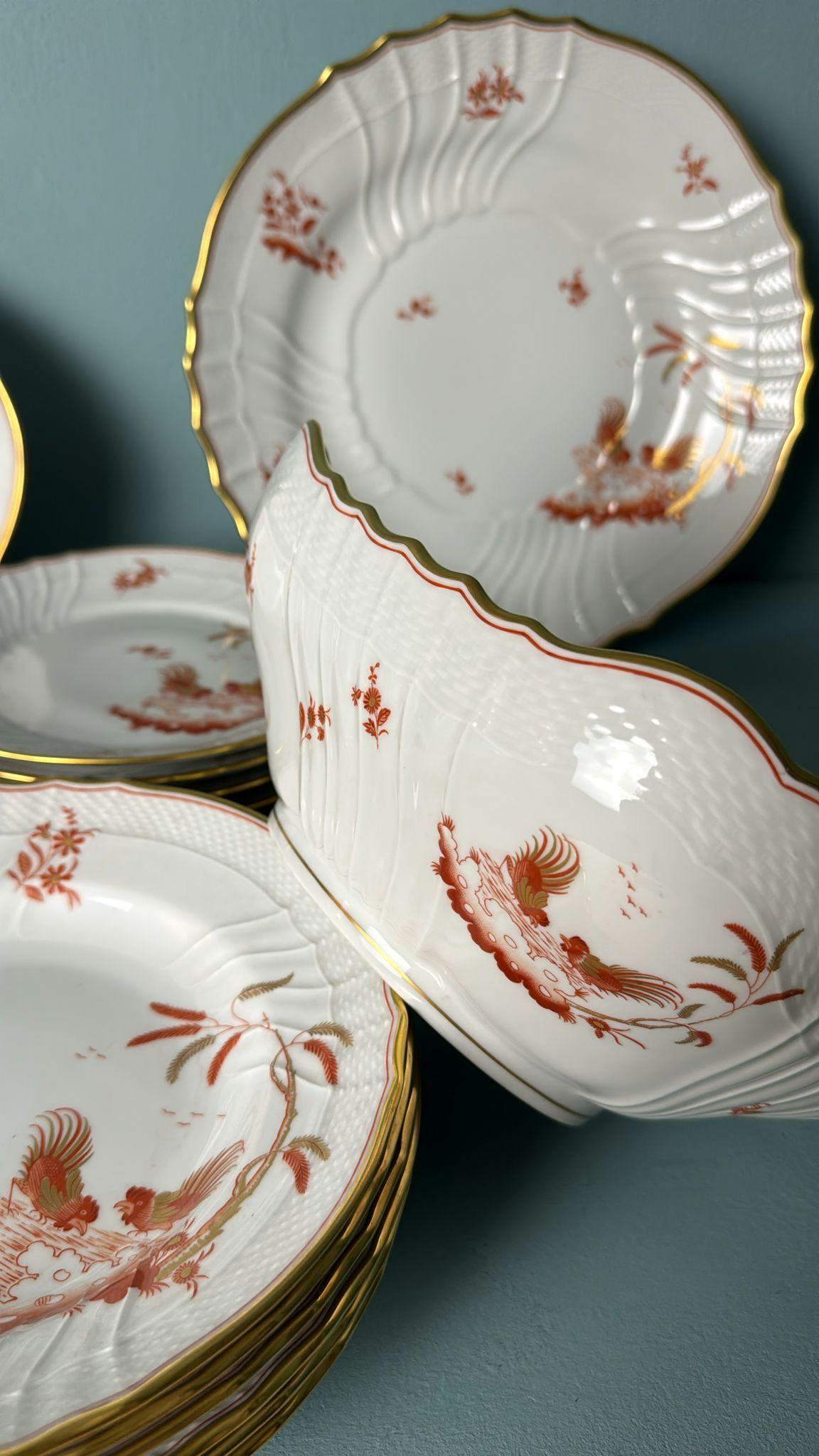 Richard Ginori Galli RossiVajilla de porcelana, Manufactura Doccia, Florencia en venta 8