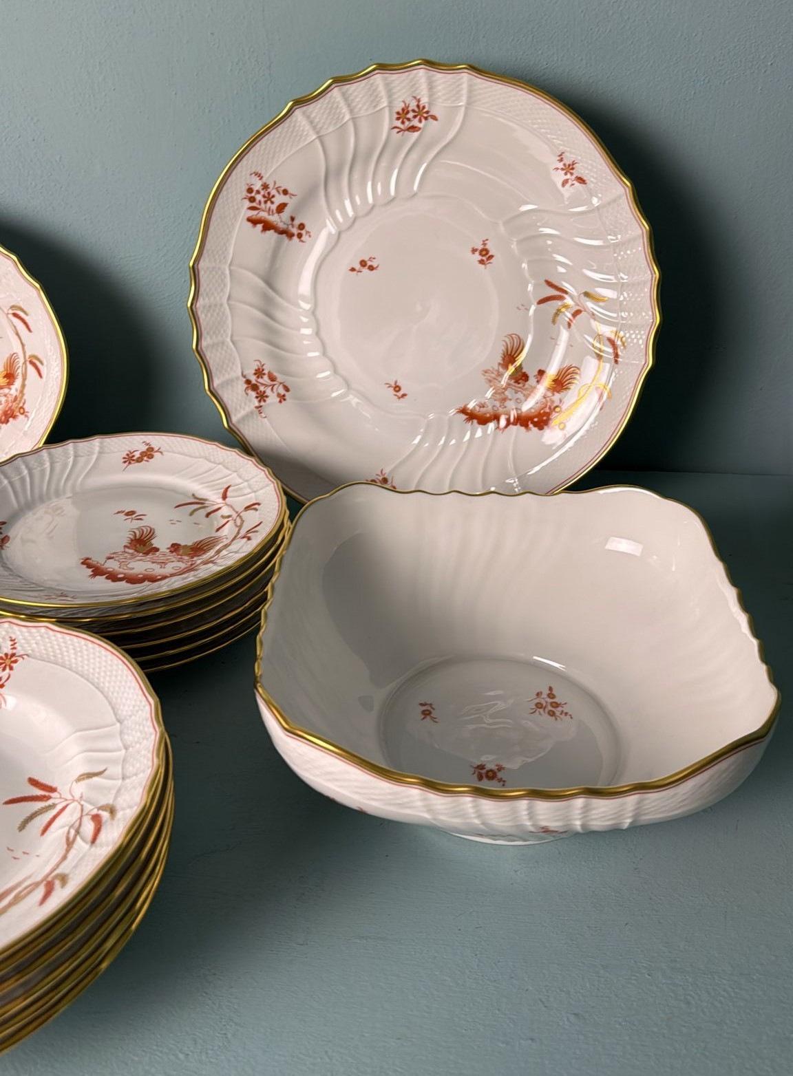 Richard Ginori Galli RossiVajilla de porcelana, Manufactura Doccia, Florencia en venta 9