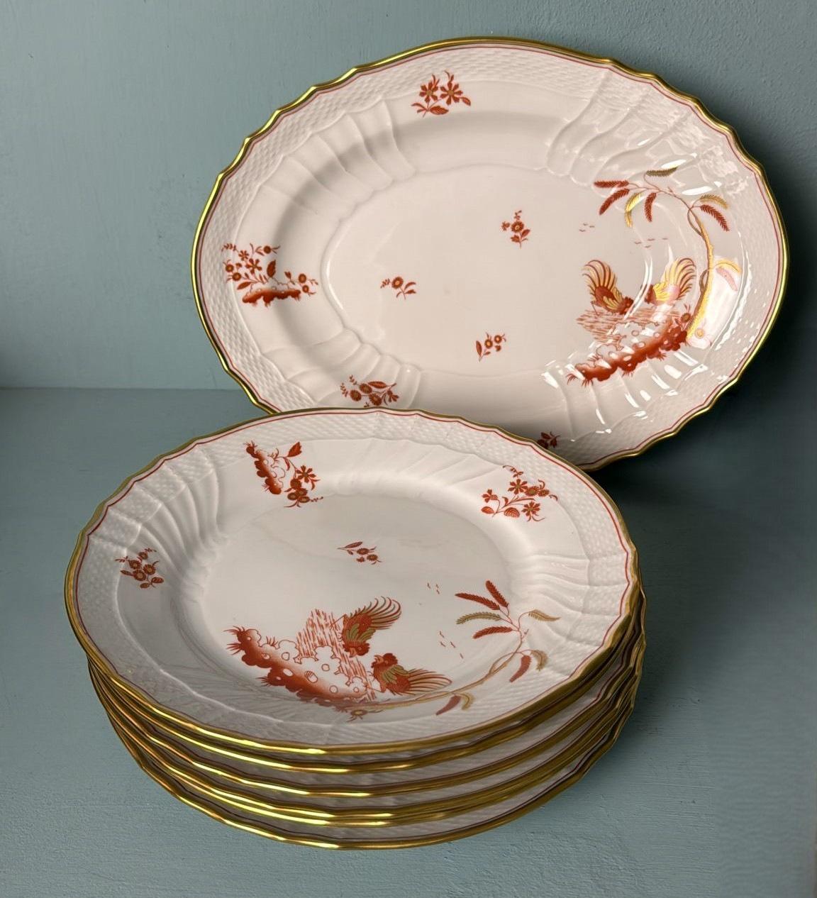 Richard Ginori Galli RossiVajilla de porcelana, Manufactura Doccia, Florencia Porcelana en venta