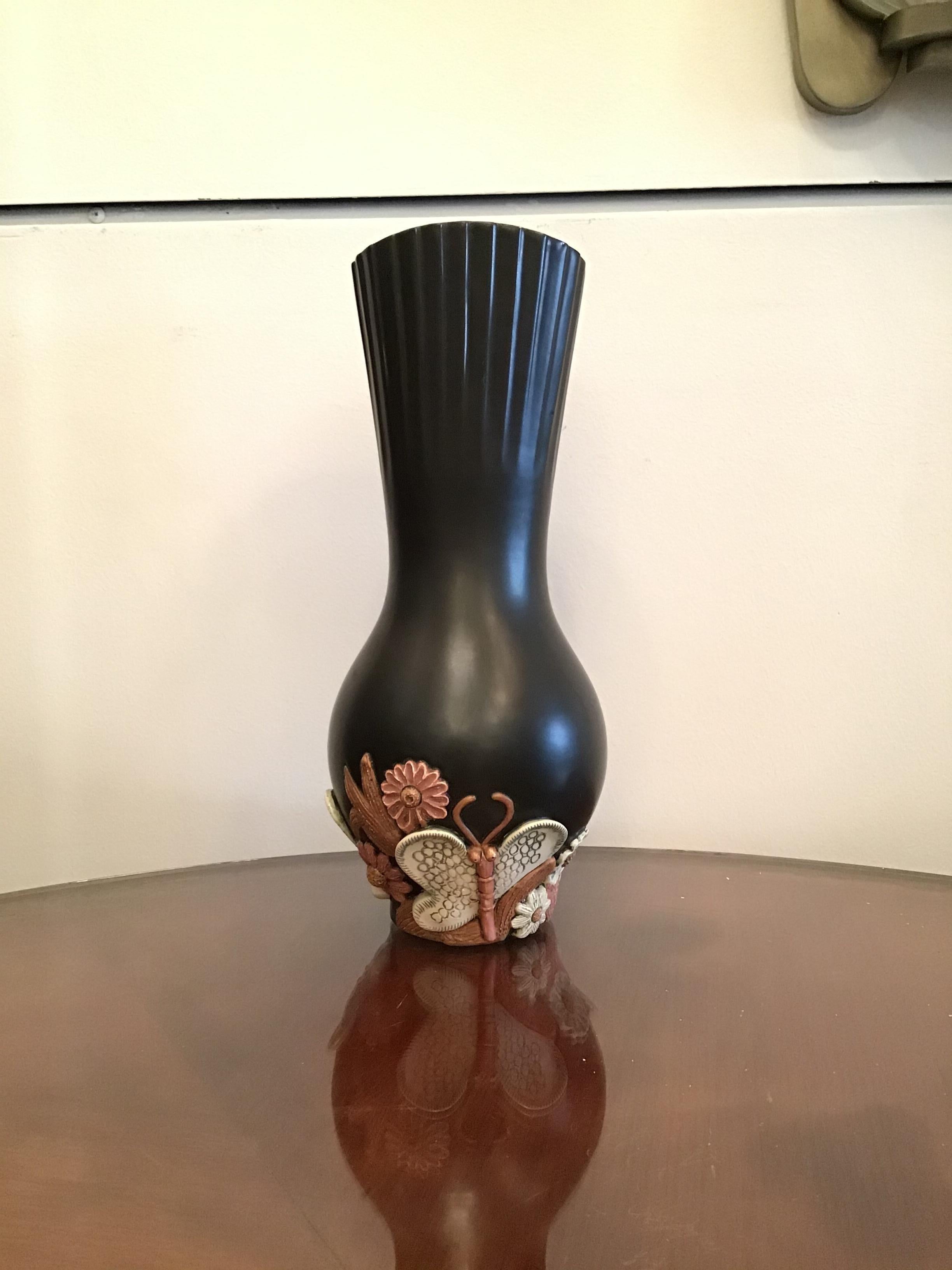 Richard Ginori Giovanni Gariboldi Ceramic Vase, 1950, Italy For Sale 4