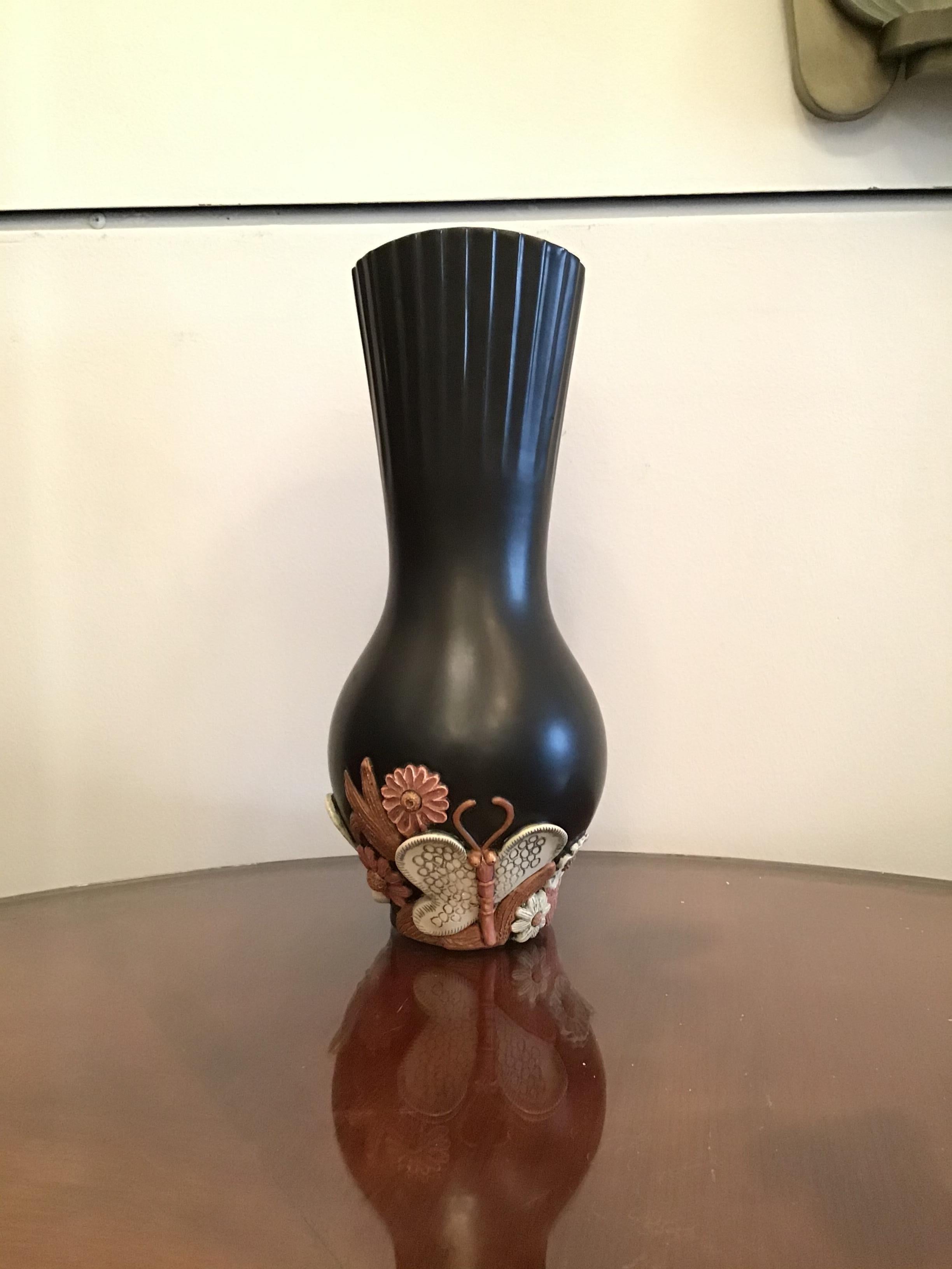 Richard Ginori Vase en céramique Giovanni Gariboldi:: 1950:: Italie en vente 2