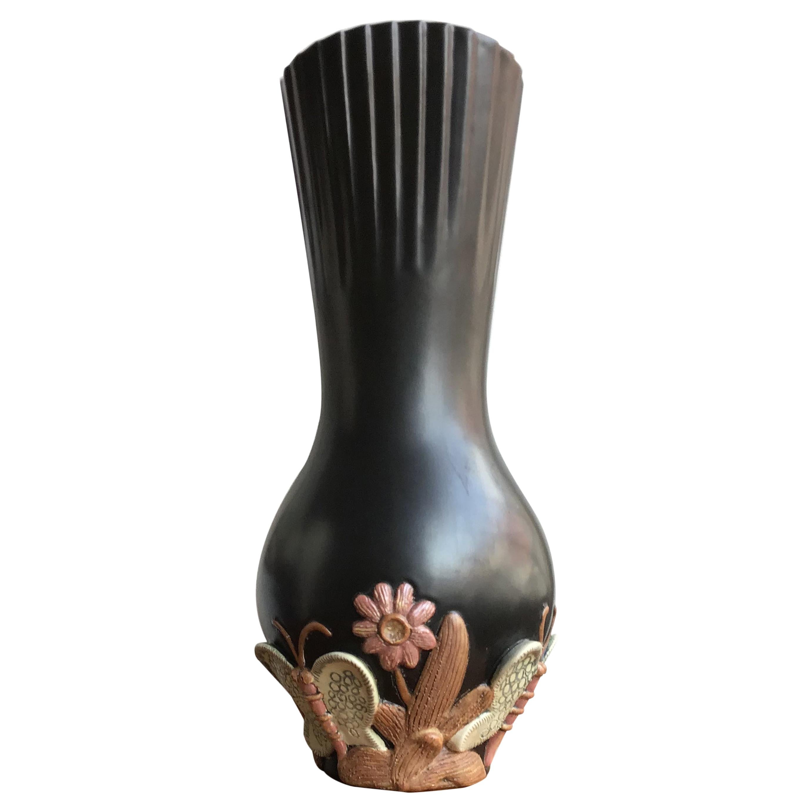 Richard Ginori Giovanni Gariboldi Ceramic Vase, 1950, Italy
