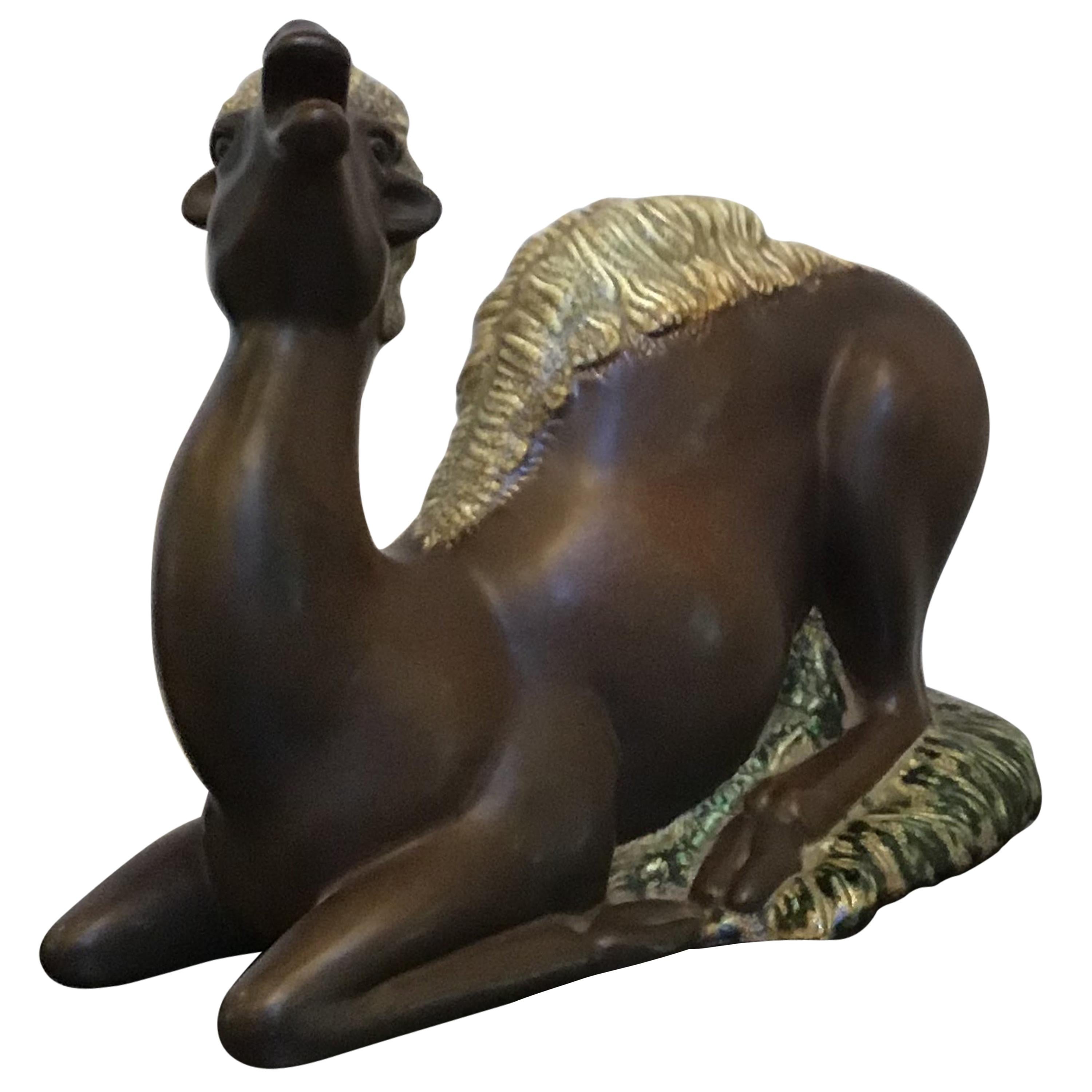 Richard Ginori Giovanni Gariboldi San Cristoforo Dromedary Ceramic, 1936, Italy