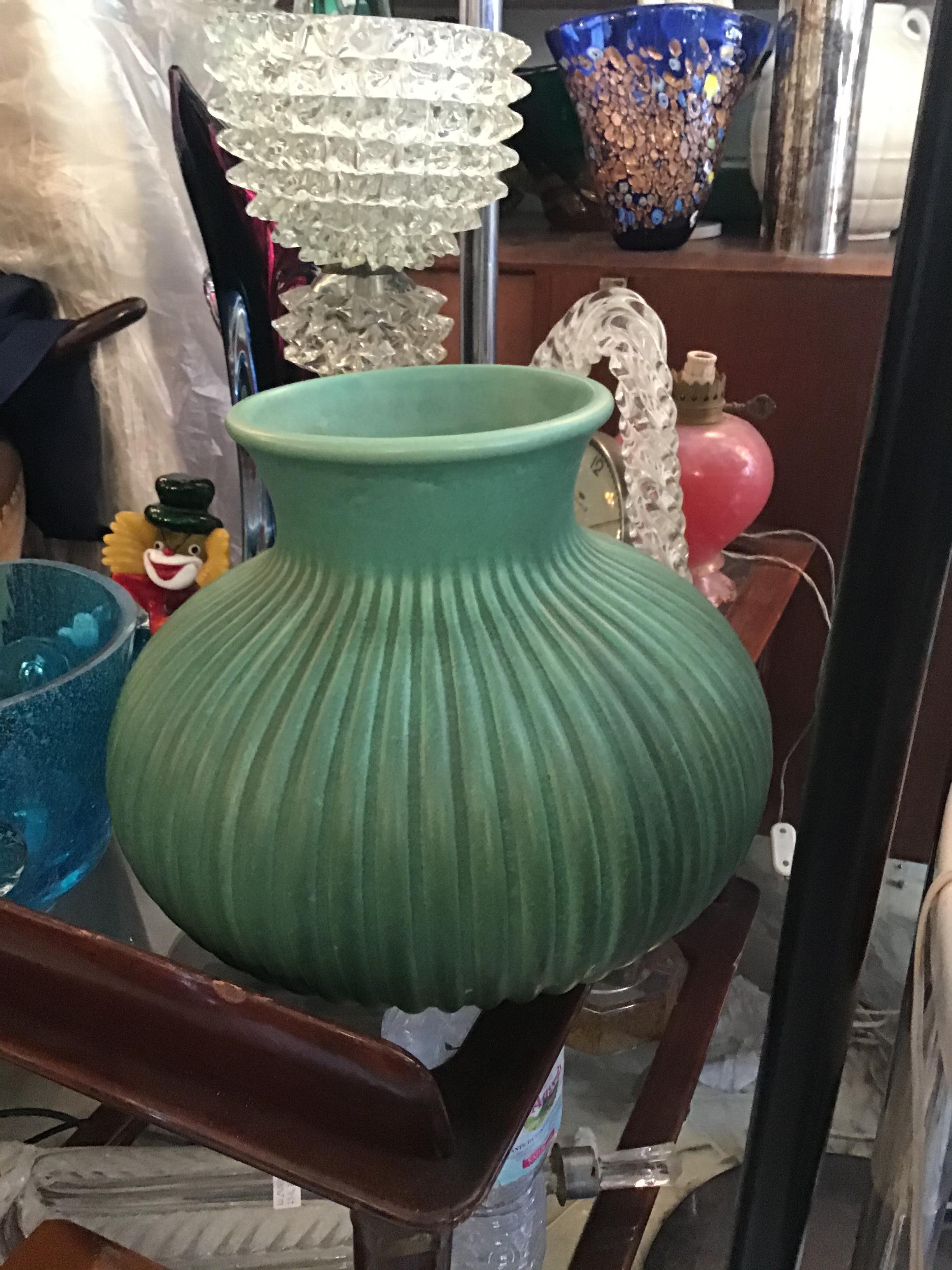 Other Richard Ginori “Giovanni Gariboldi “ Vase Ceramic, 1940, Italy For Sale