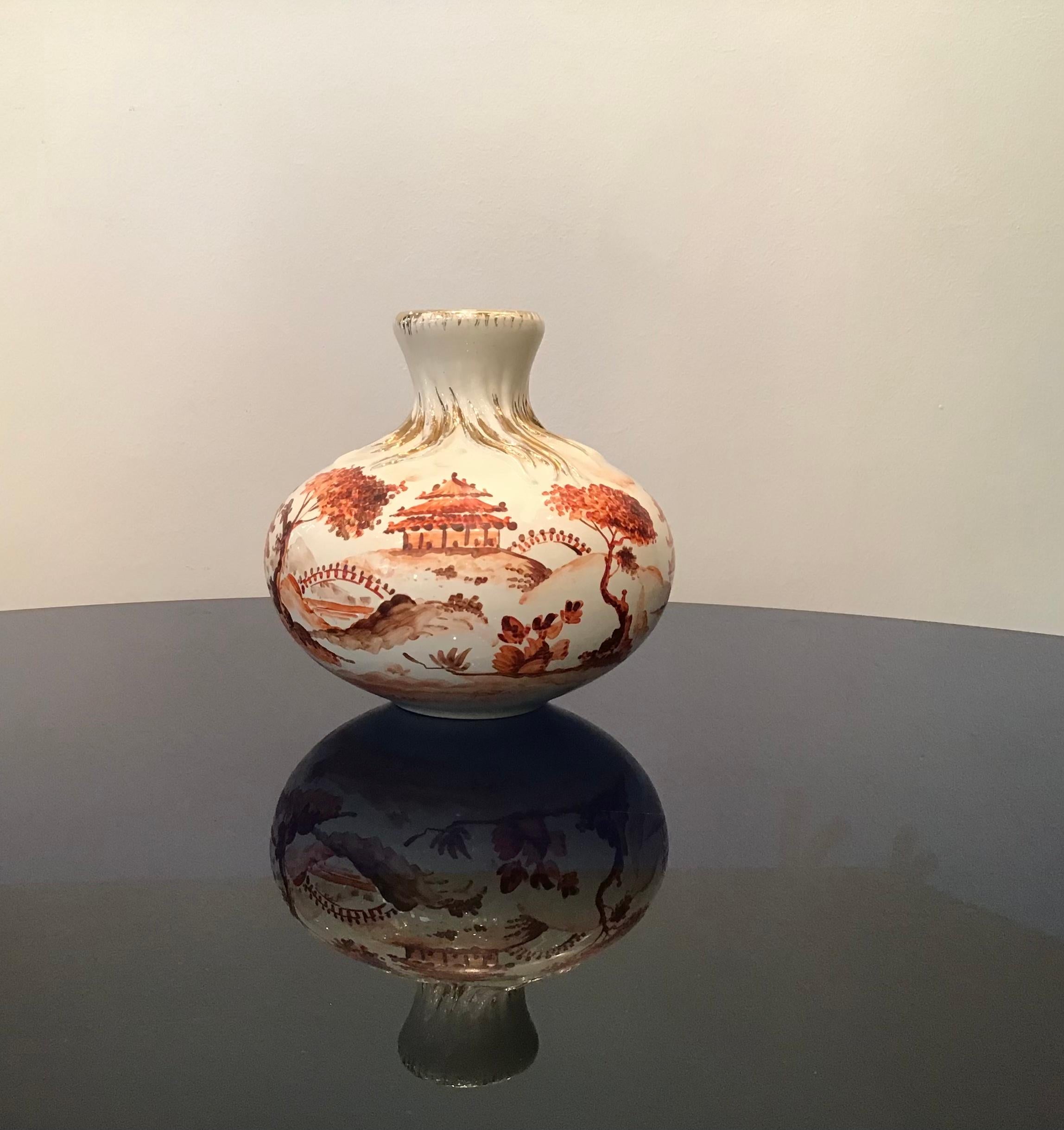 Richard Ginori Giovanni Gariboldi Vase Ceramic, 1950, Italy For Sale 4