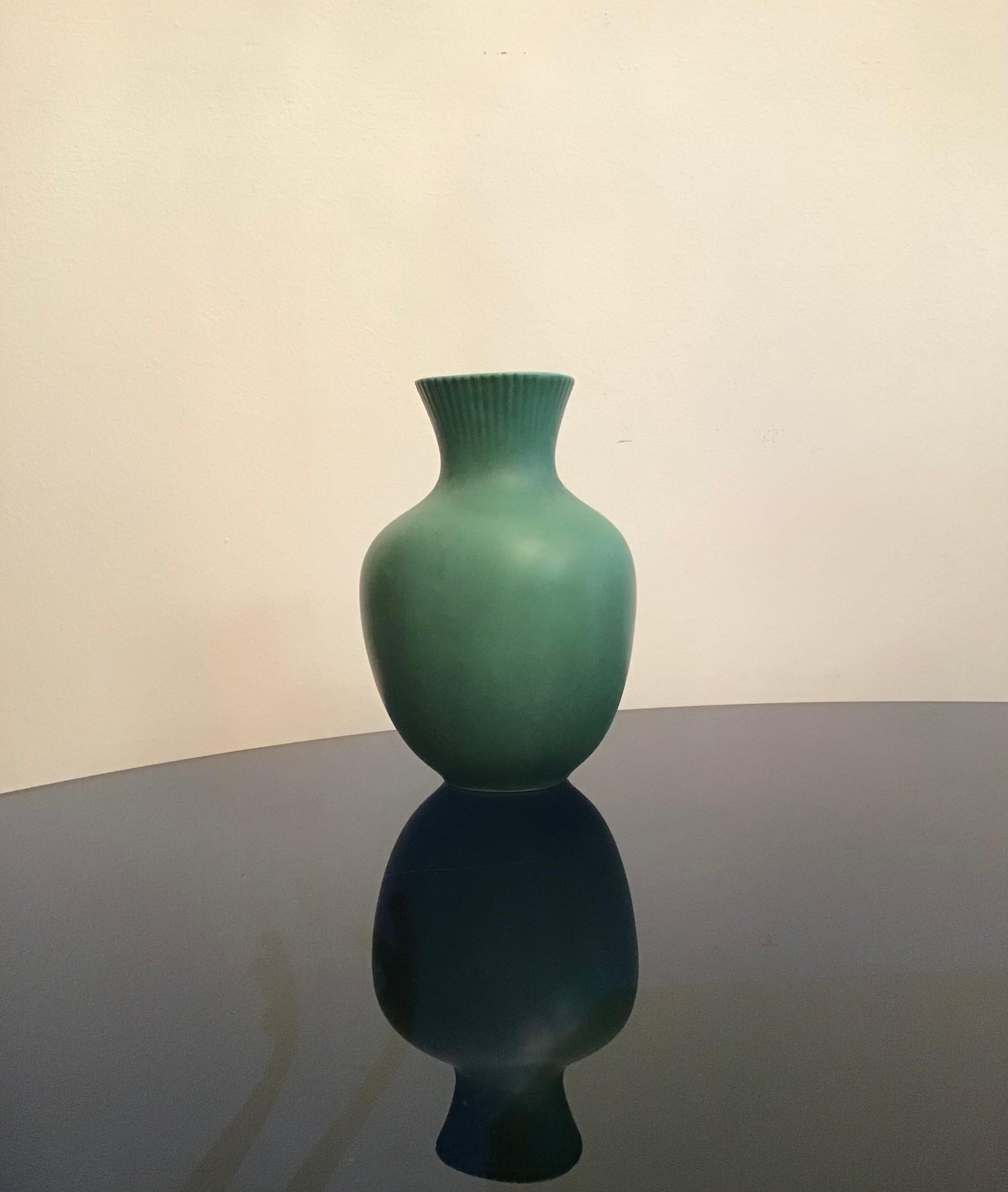 Richard Ginori “Giovanni Gariboldi “Vase Ceramic, 1950, Italy For Sale 3