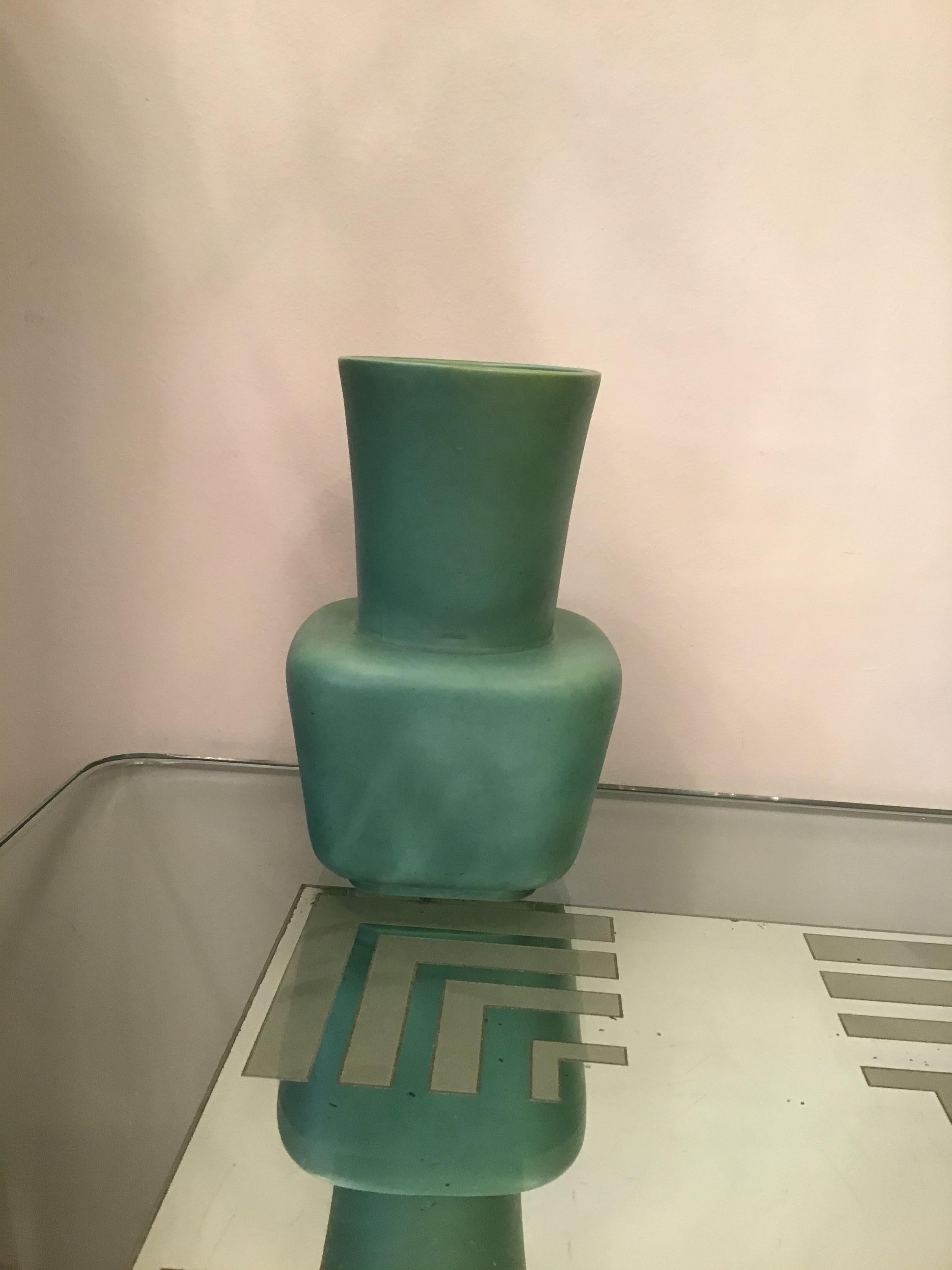 Richard Ginori Giovanni Gariboldi Vase Ceramic 1950 Italy For Sale 4