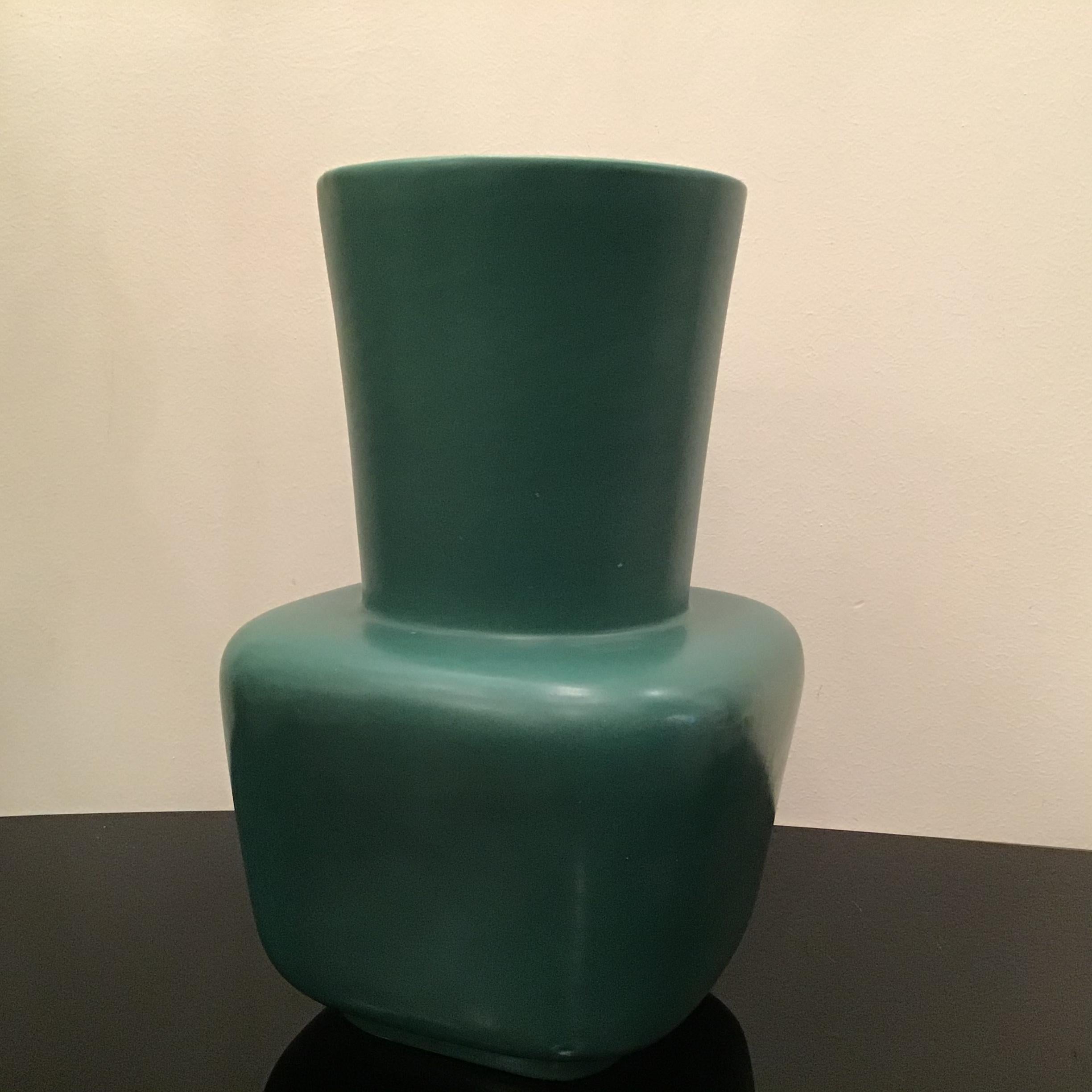 Richard Ginori “Giovanni Gariboldi “ Vase Ceramic 1950 Italy For Sale 4