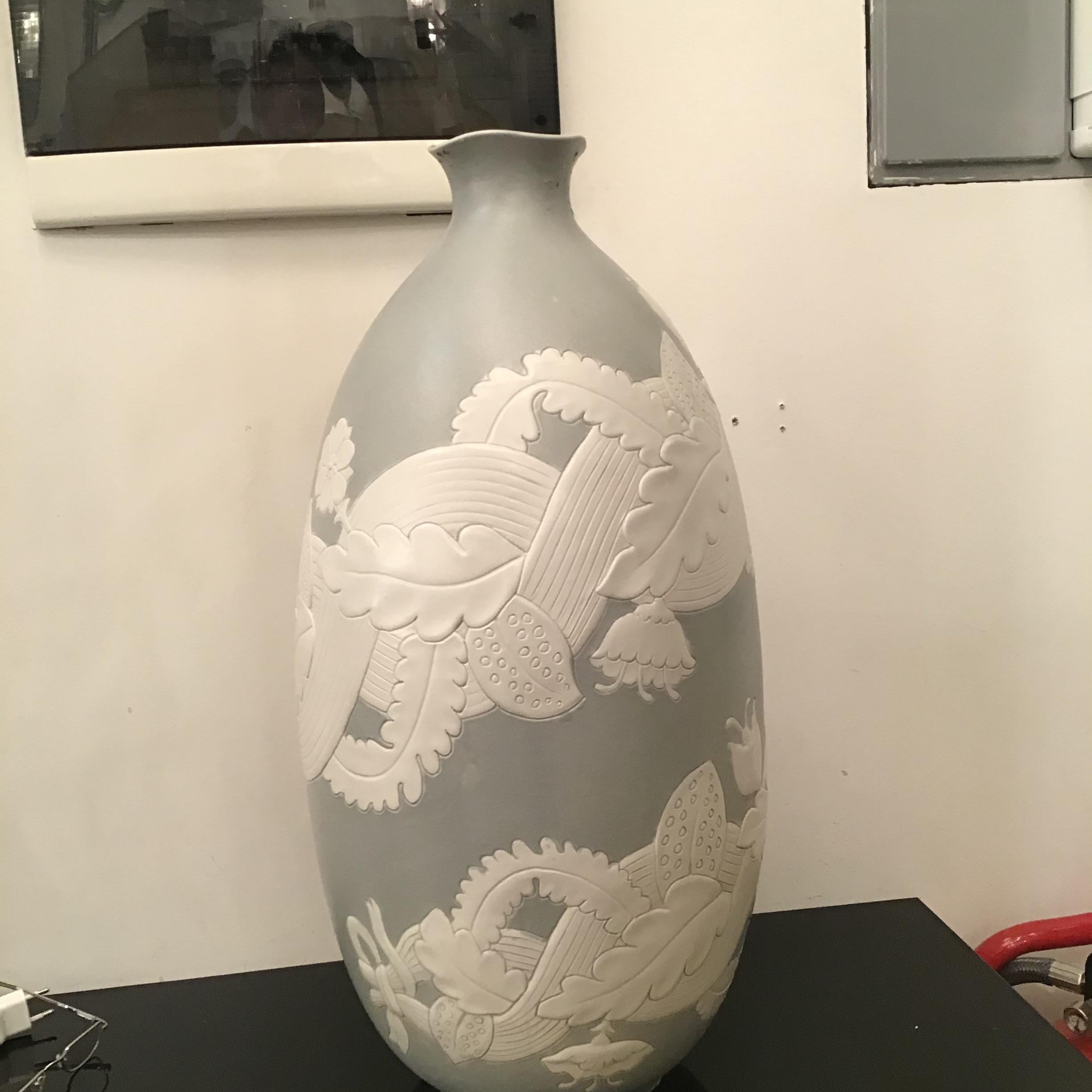 Richard Ginori “Giovanni Gariboldi “ Vase Ceramic, 1950, Italy For Sale 4