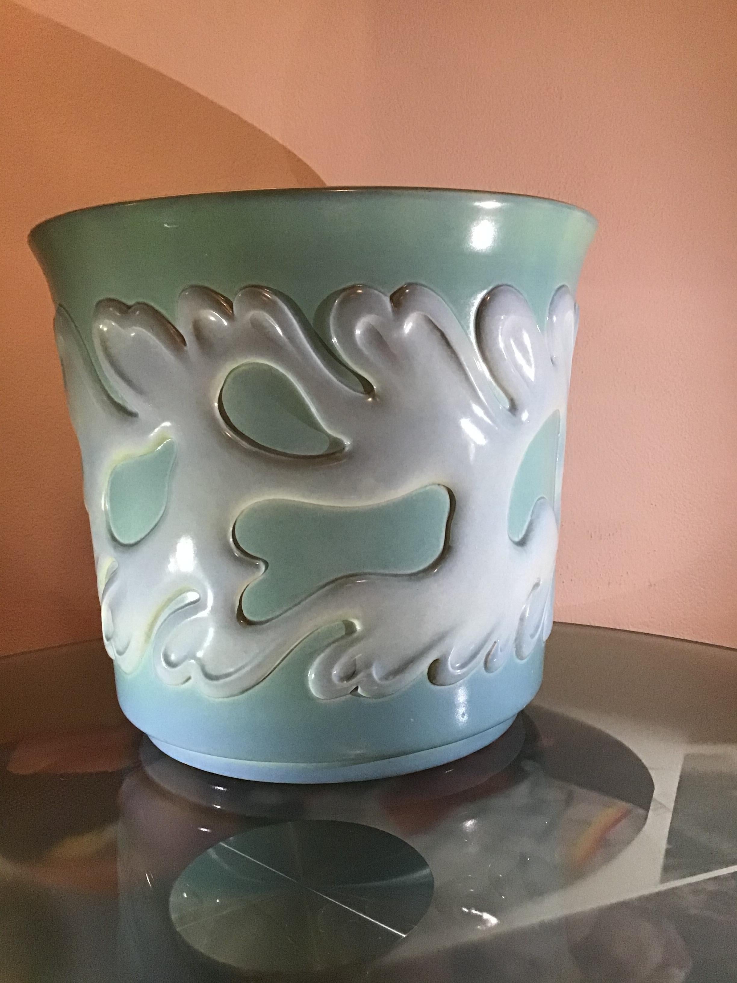 Vase aus Keramik von Richard Ginori Giovanni Gariboldi, 1950, Italien  im Angebot 5