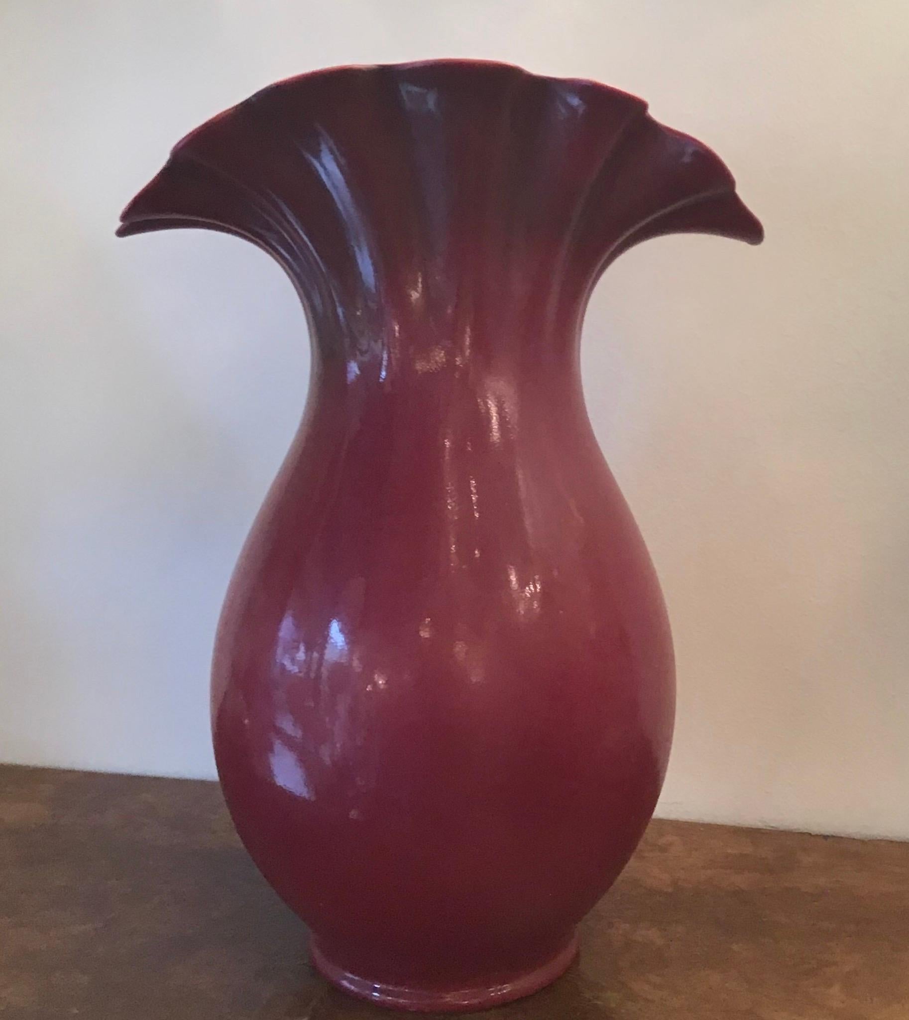 Richard Ginori Giovanni Gariboldi Vase Ceramic, 1950, Italy 5