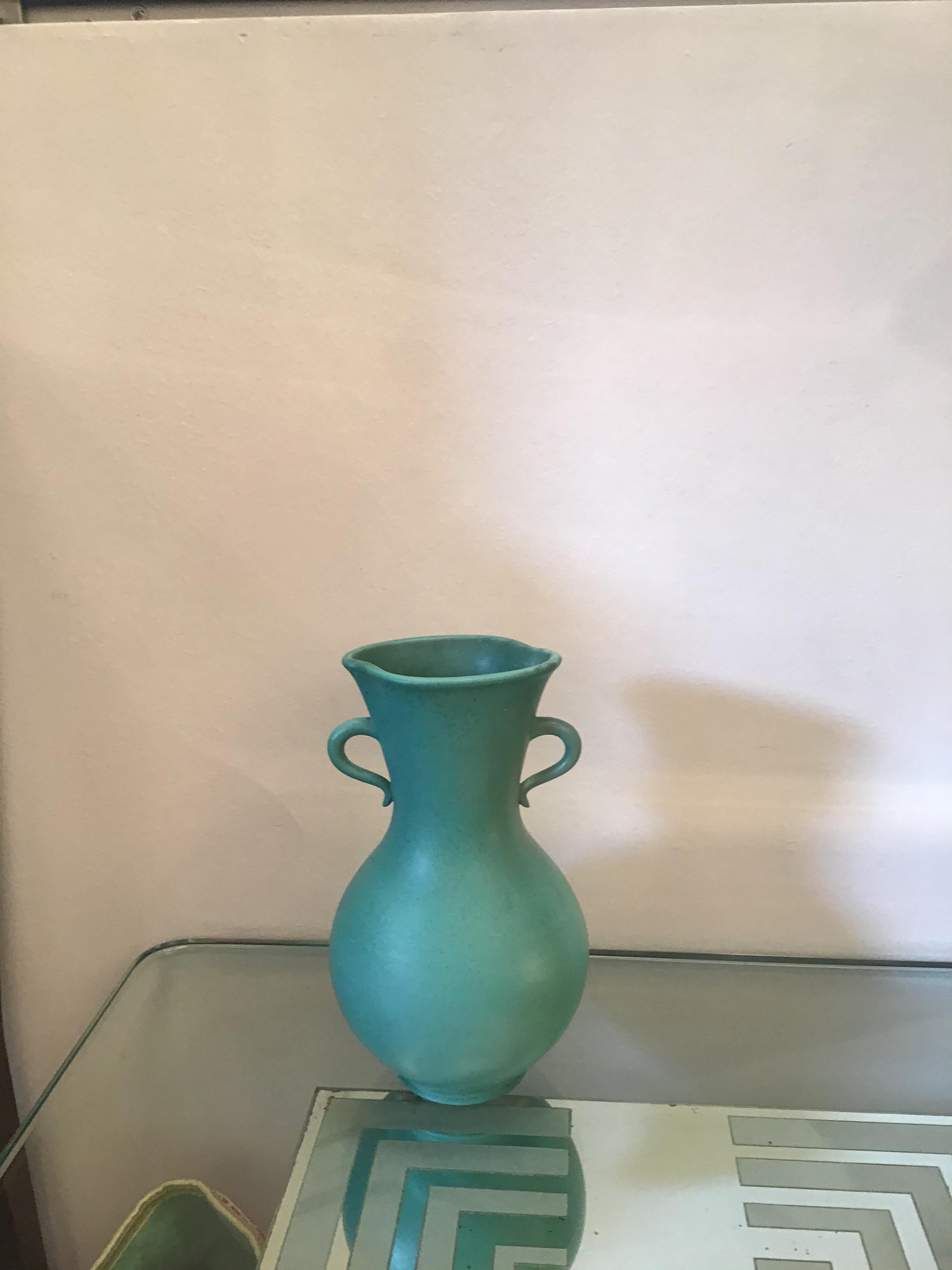 Richard Ginori Giovanni Gariboldi Vase Ceramic 1950 italy  For Sale 5