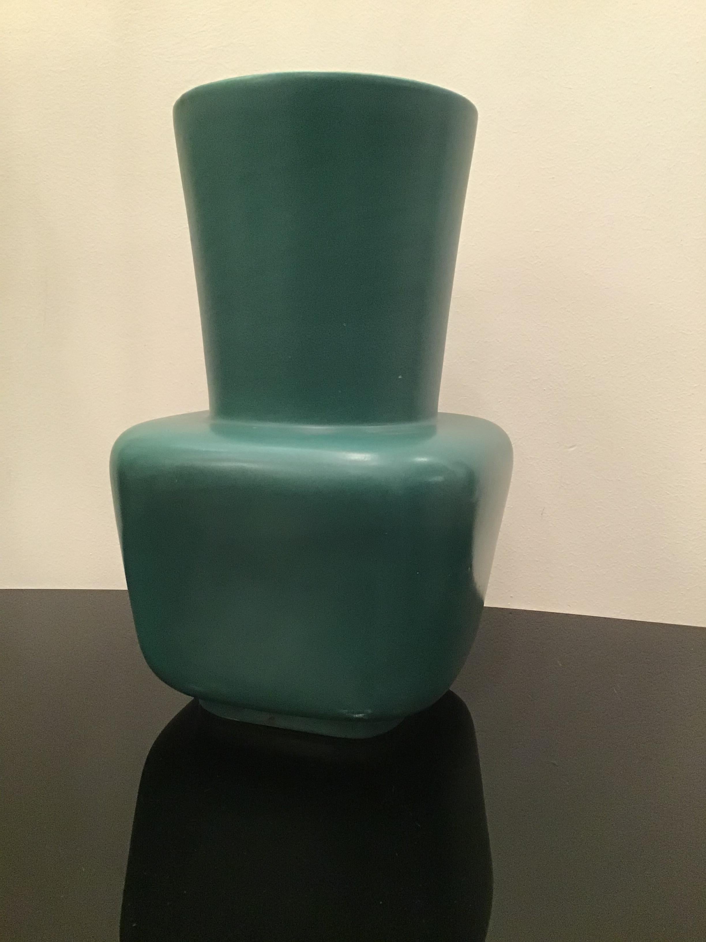 Richard Ginori “Giovanni Gariboldi “ Vase Ceramic 1950 Italy For Sale 5