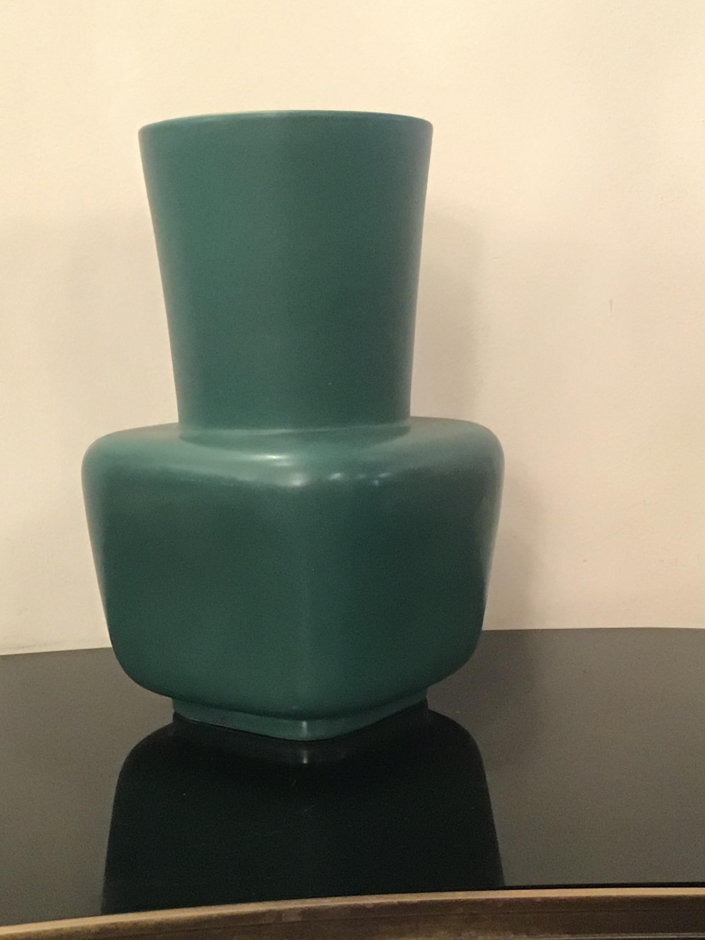 Richard Ginori “Giovanni Gariboldi “ Vase Ceramic 1950 Italy 5